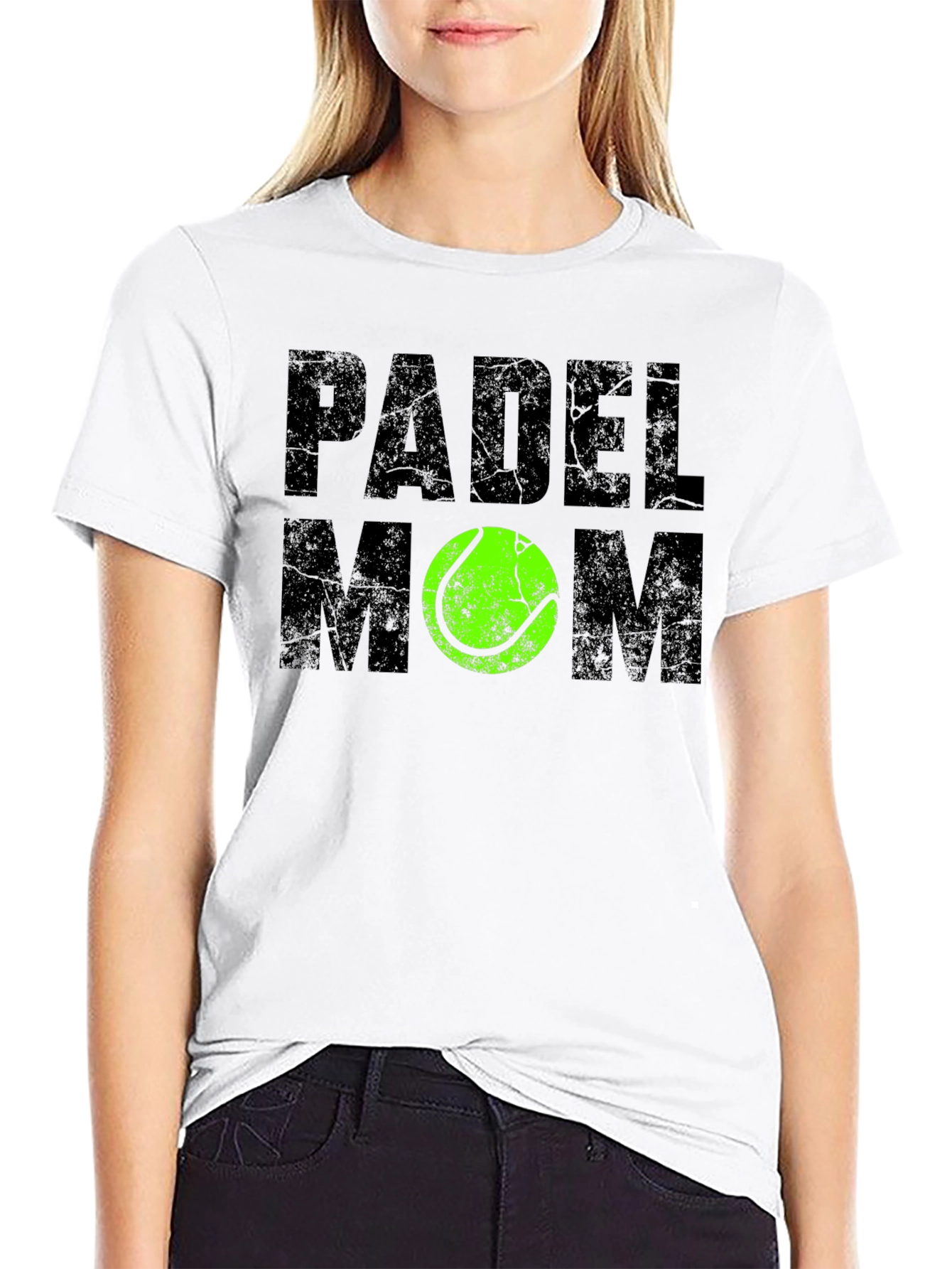Padel Mom T-Shirt - Distressed Print