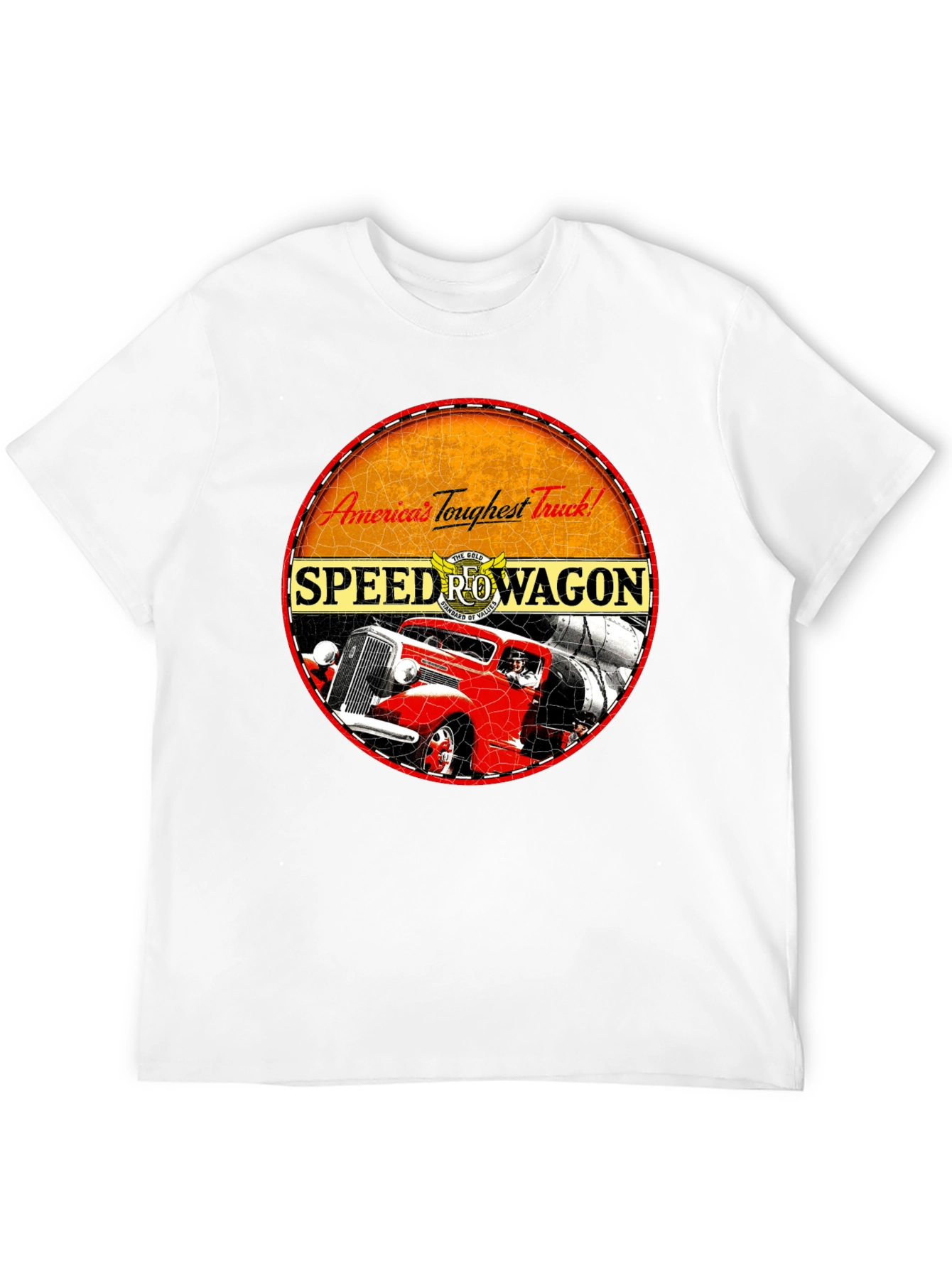 Speed Rowagon Retro Truck Graphic T-Shirt