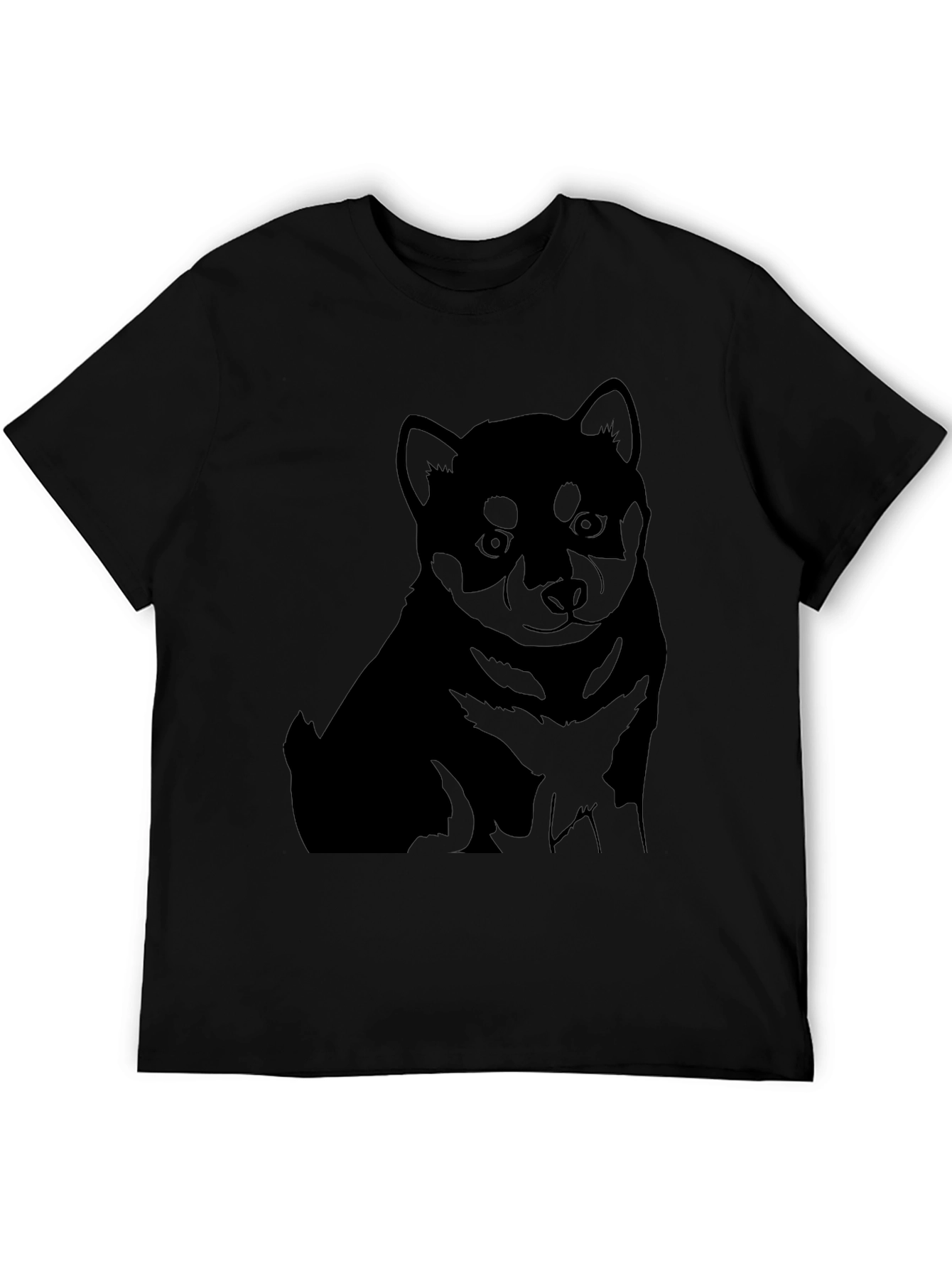 Black Shiba Inu Graphic Tee