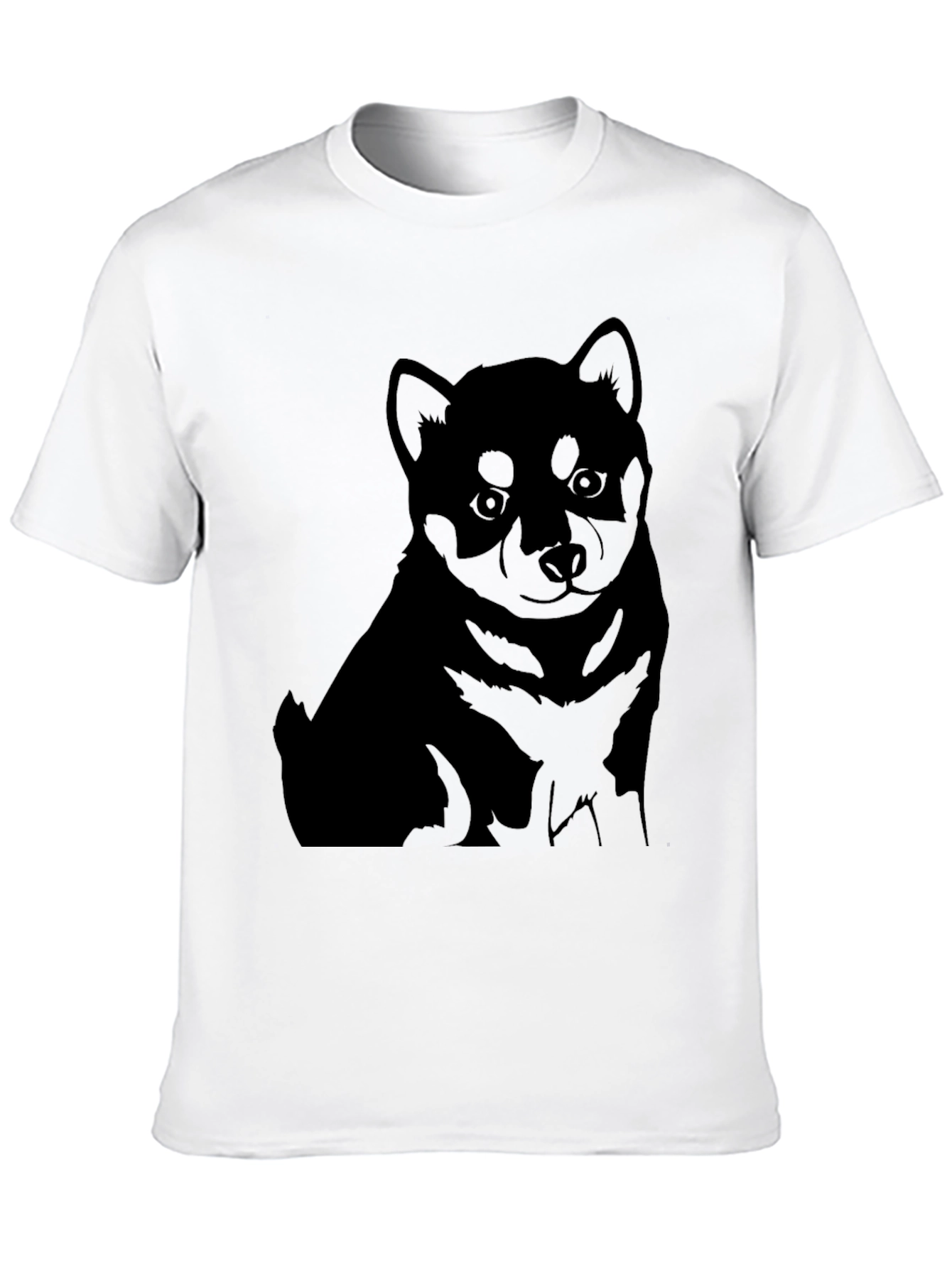 Black Shiba Inu Graphic Tee