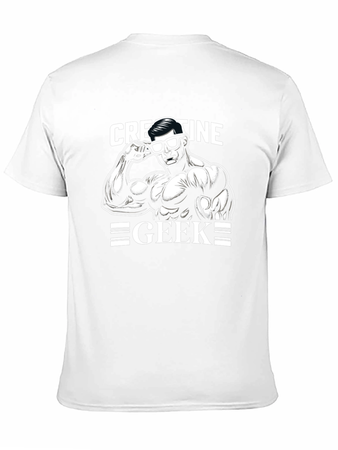 Creatine Geek Black T-Shirt - Bodybuilding Graphic Tee