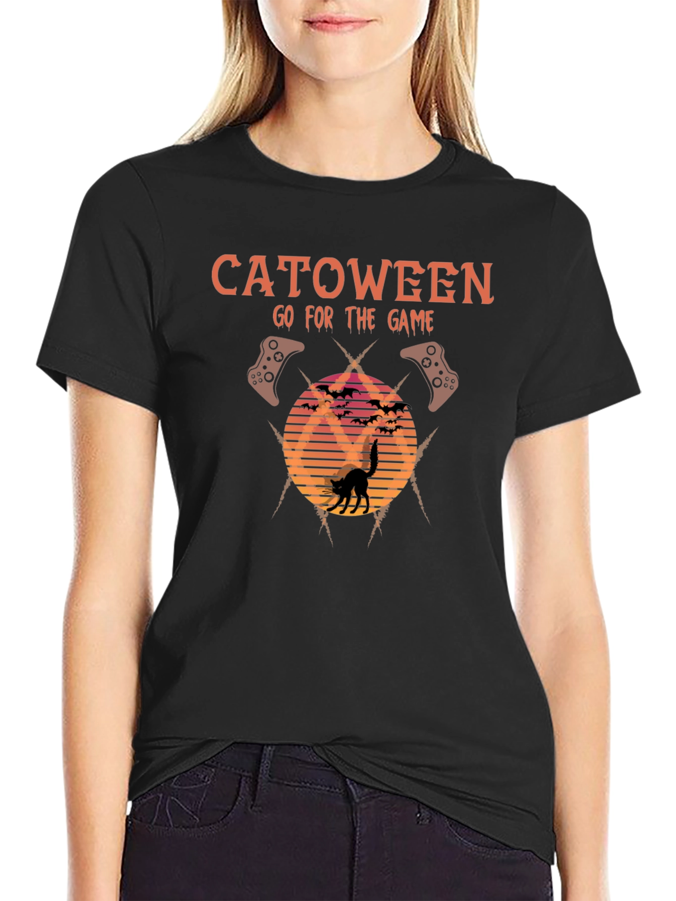 Catoween Gaming T-Shirt