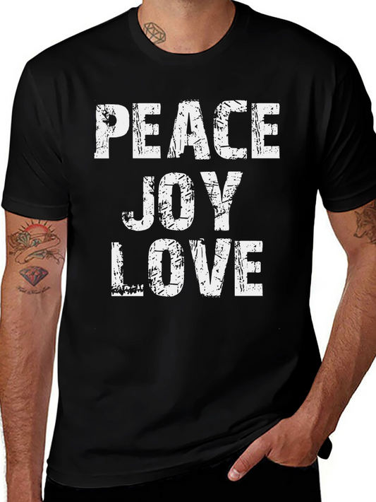 Peace Joy Love Graphic T-Shirt