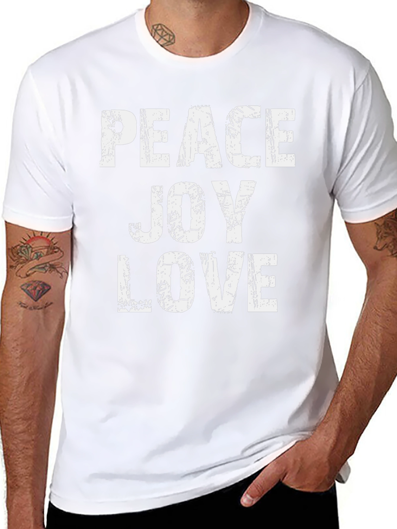 Peace Joy Love Graphic T-Shirt