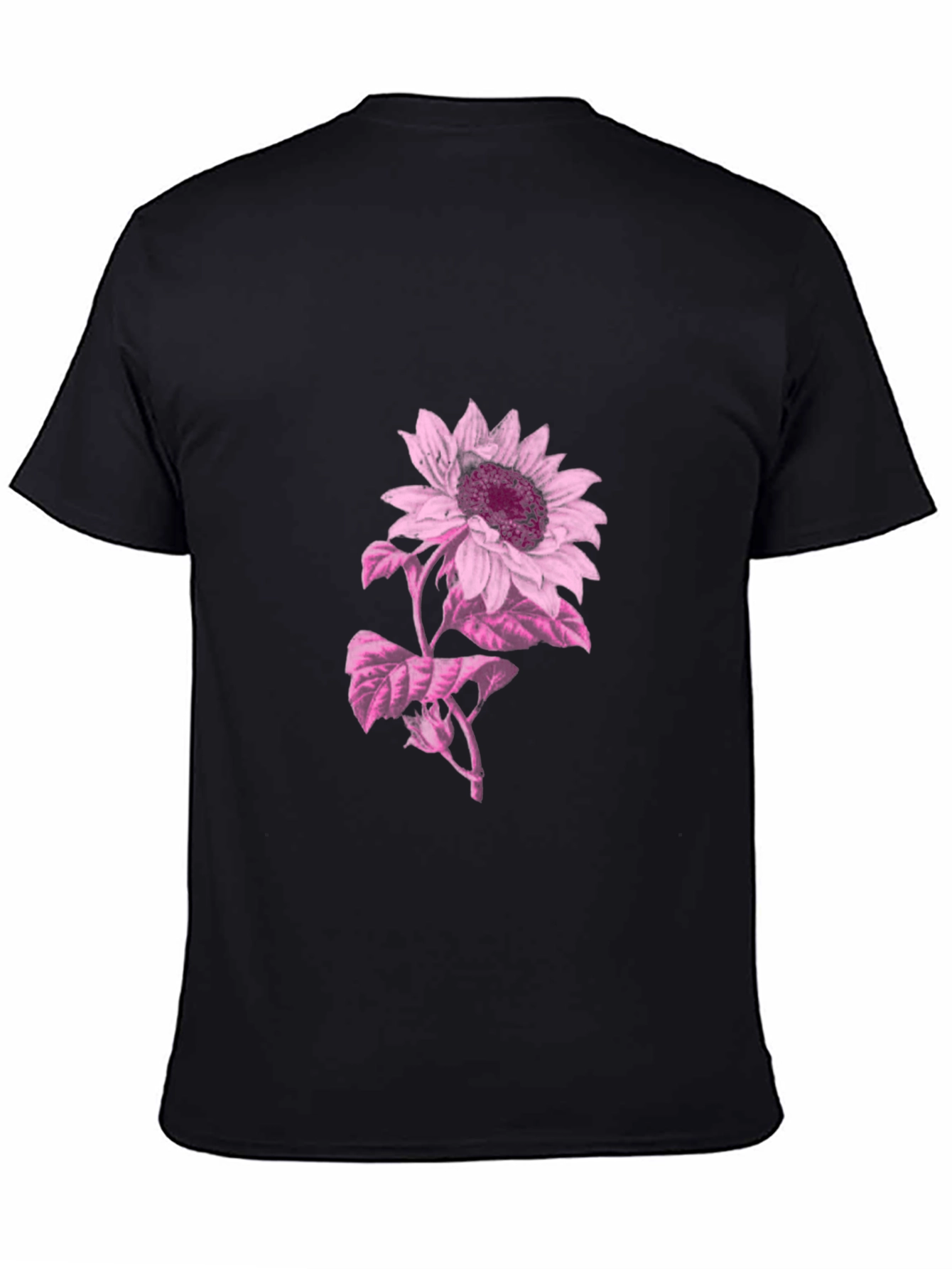 Black Sunflower Graphic Tee