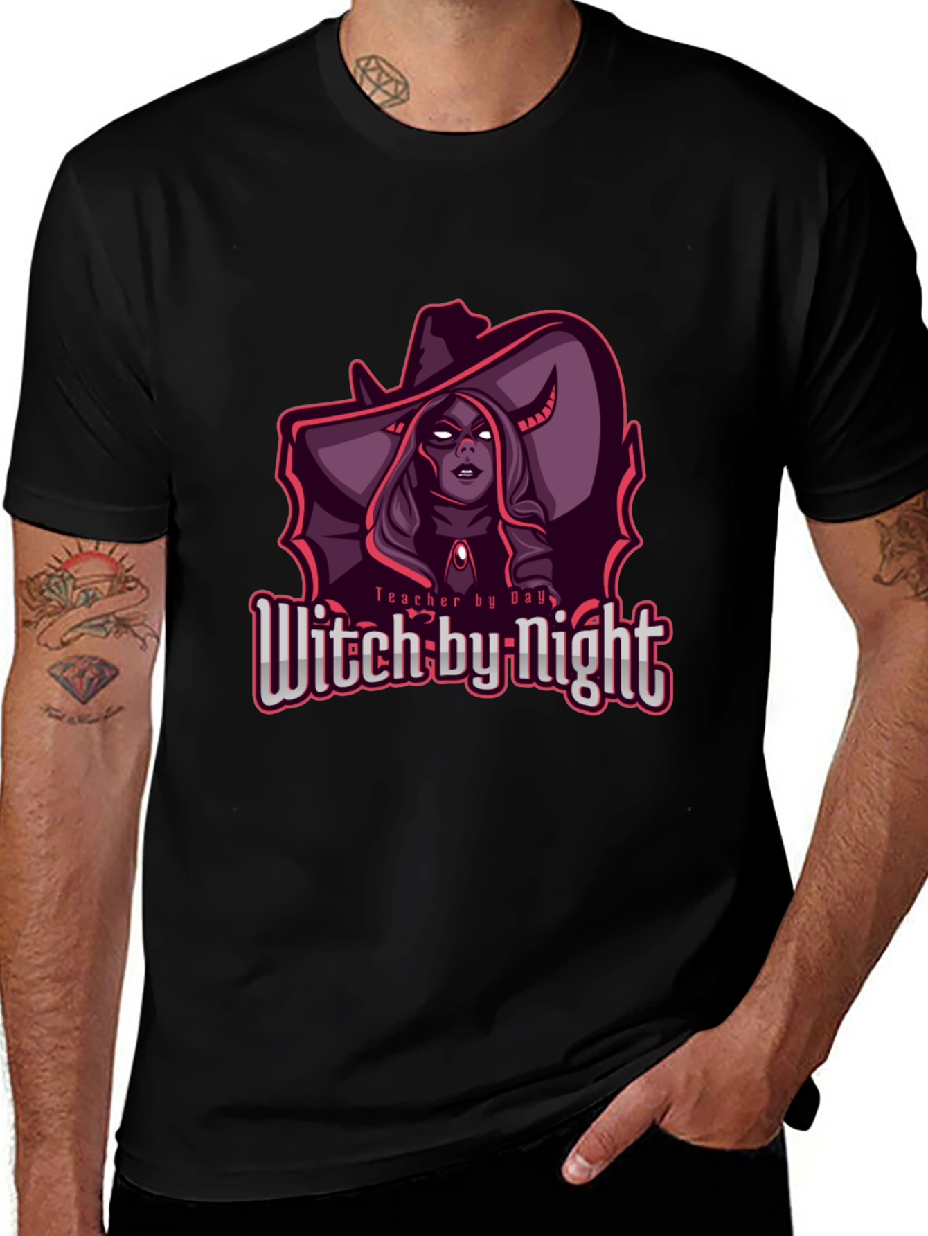 Witch by Night Graphic Tee