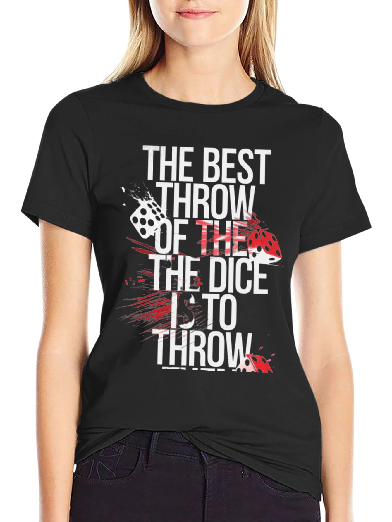 Dice Throw Graphic T-Shirt
