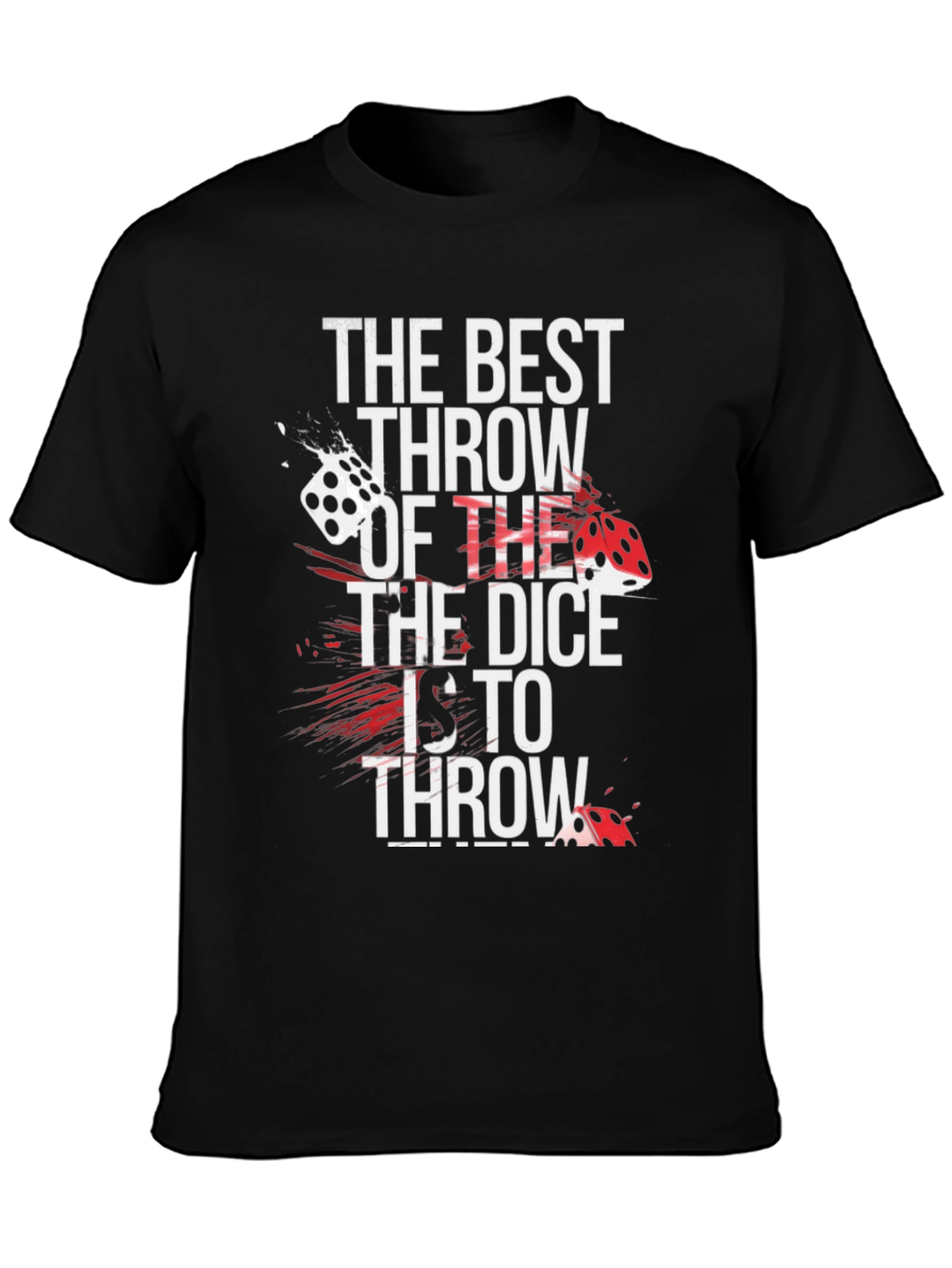 Dice Throw Graphic T-Shirt