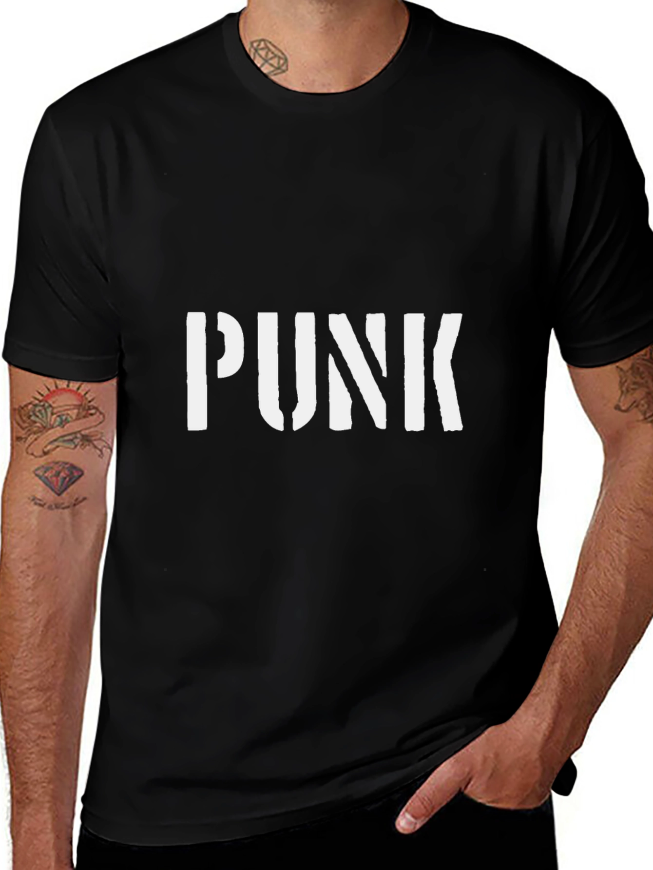 Punk Graphic Tee - Bold Statement T-Shirt