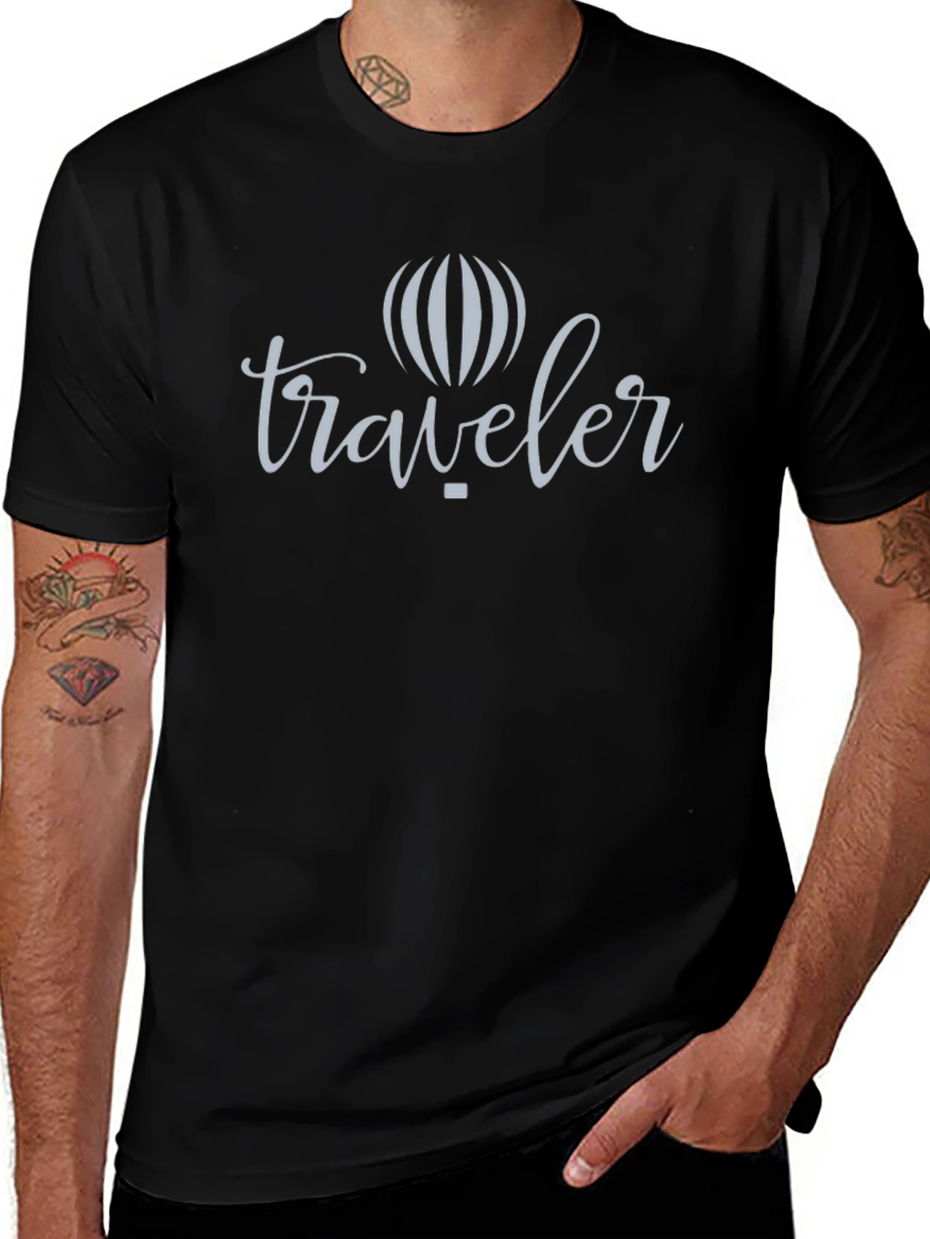 Traveler Hot Air Balloon Graphic Tee