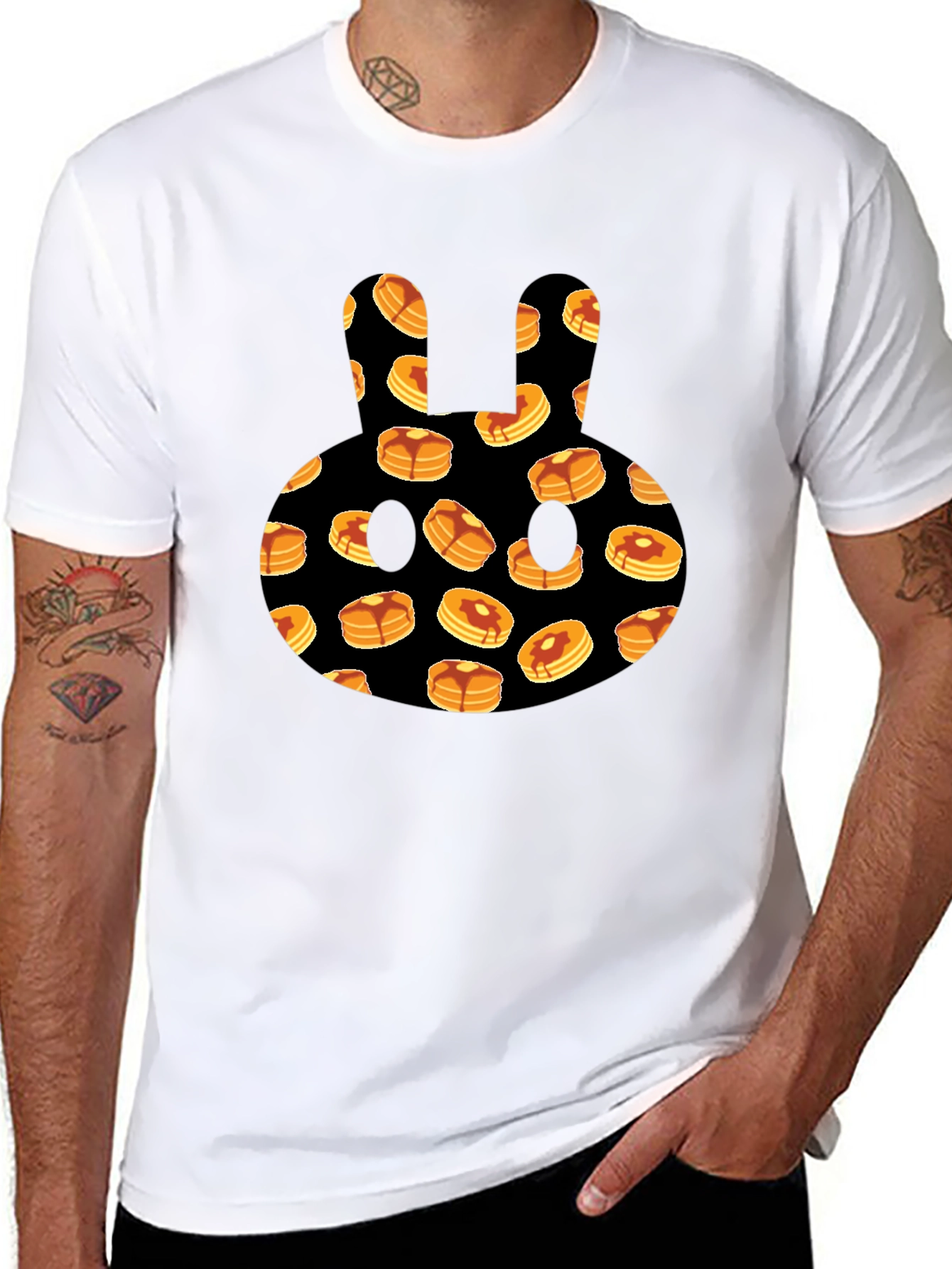 Pancake Bunny Graphic T-Shirt - Sweet Style