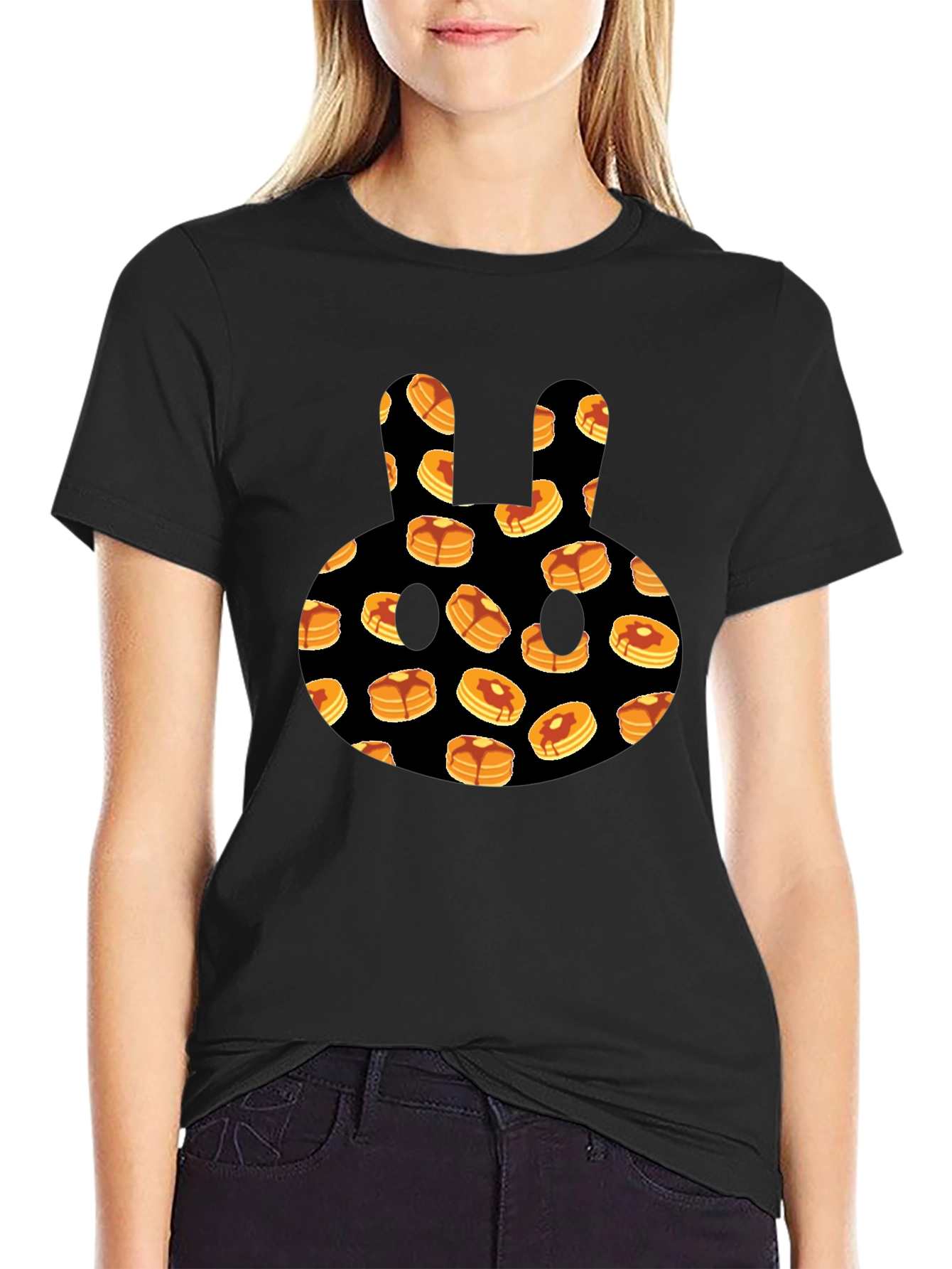 Pancake Bunny Graphic T-Shirt - Sweet Style