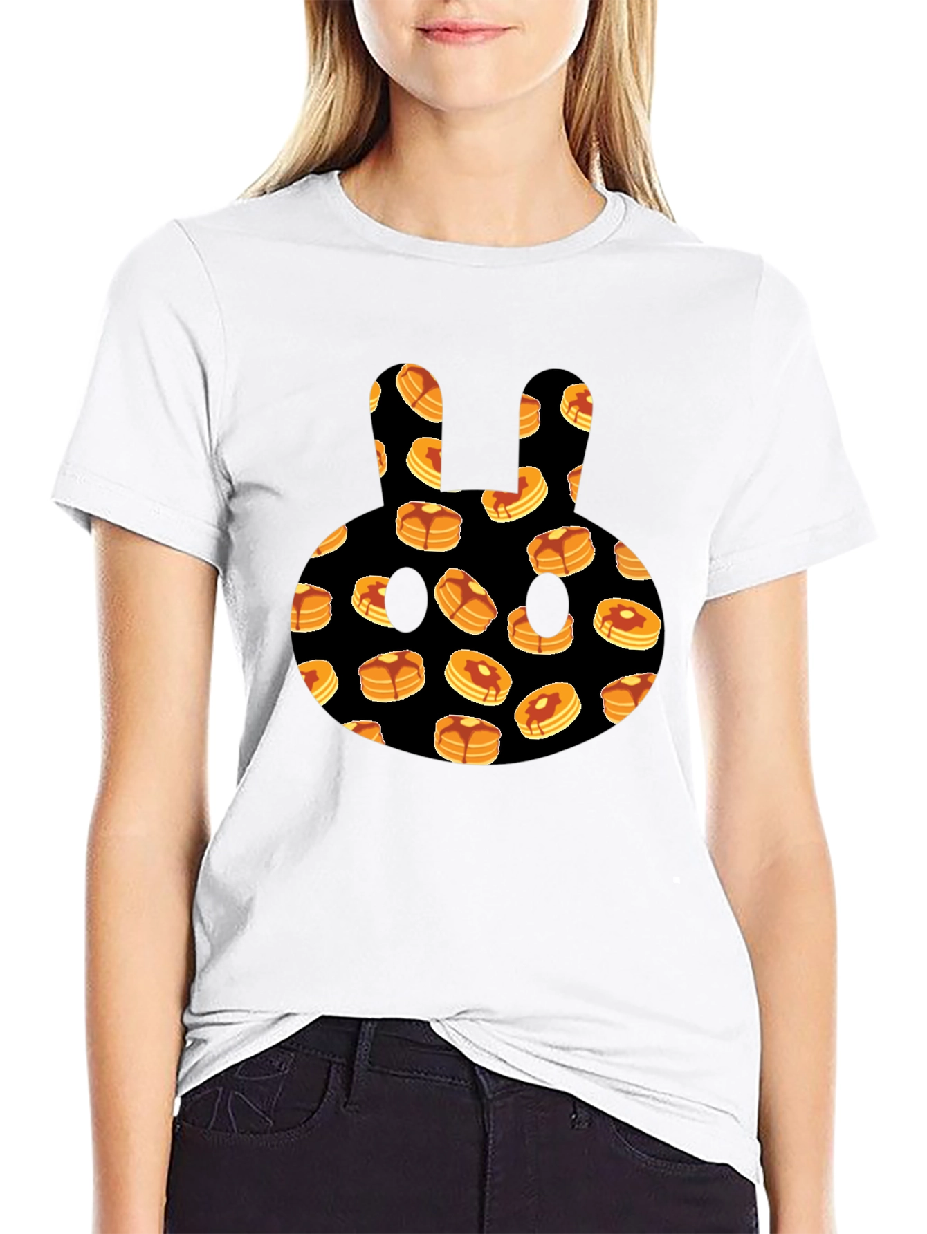 Pancake Bunny Graphic T-Shirt - Sweet Style