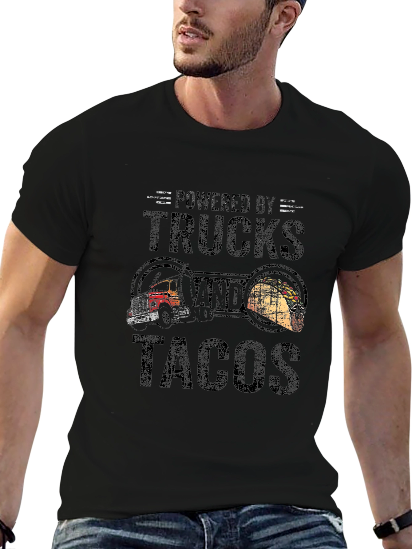 Trucks and Tacos Graphic Tee
