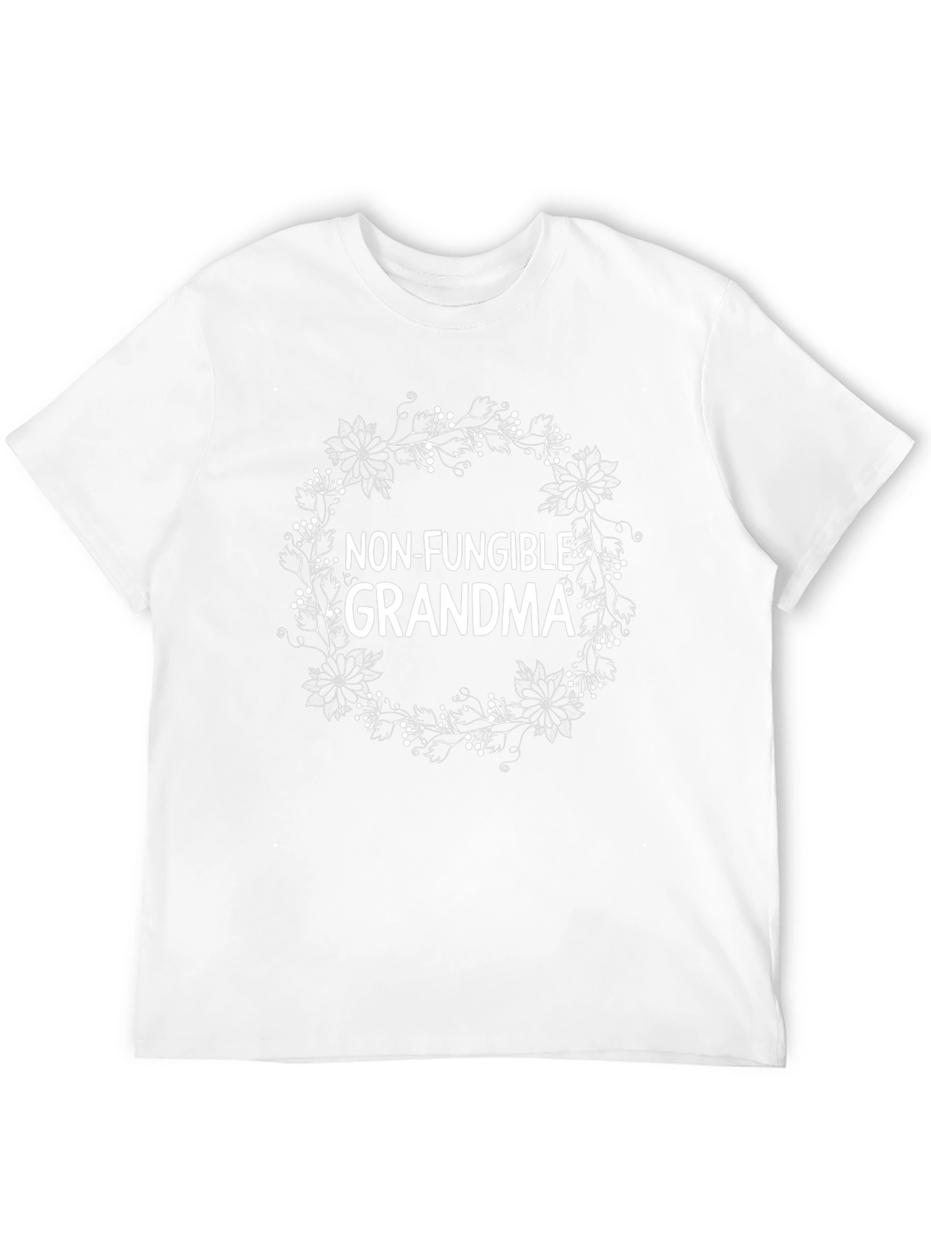 Non-Fungible Grandma Black Crew Neck T-Shirt