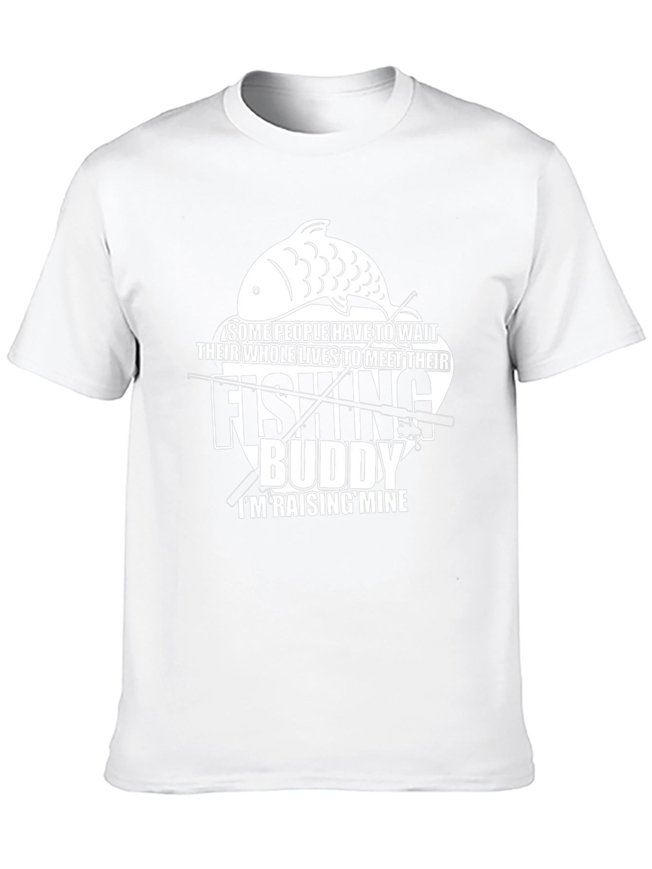 Fishing Buddy T-Shirt - Raising Mine Black Tee