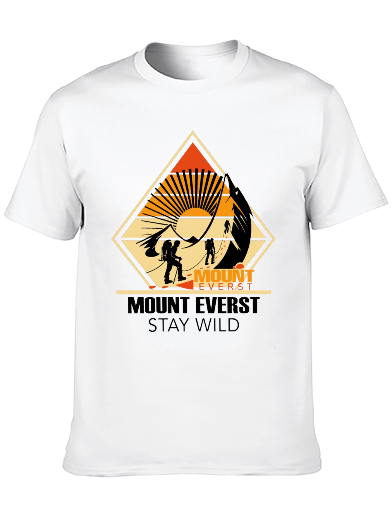 Mount Everest Stay Wild Graphic Tee