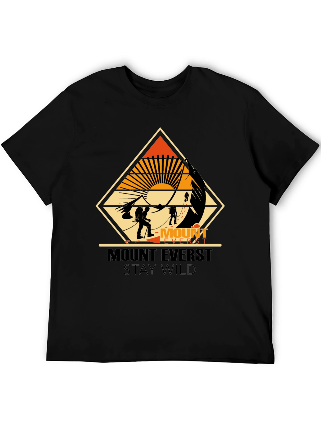 Mount Everest Stay Wild Graphic Tee