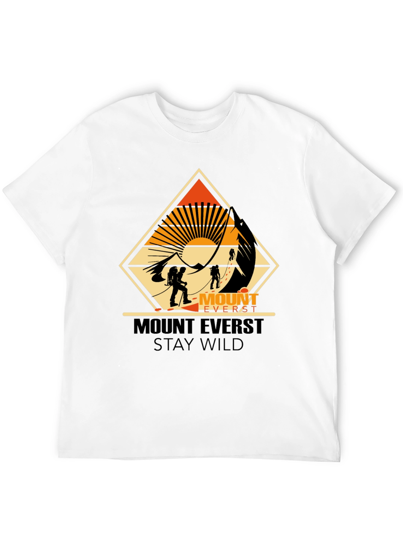 Mount Everest Stay Wild Graphic Tee