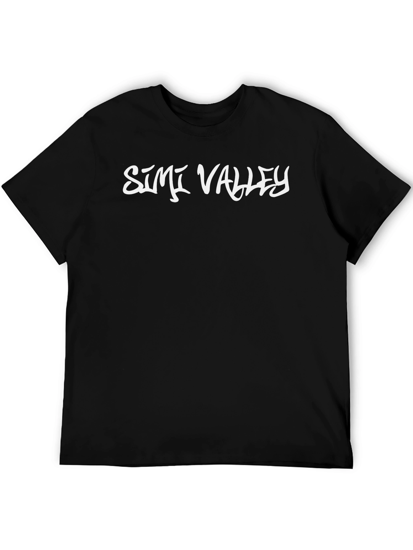 Simi Valley Black Graphic T-Shirt