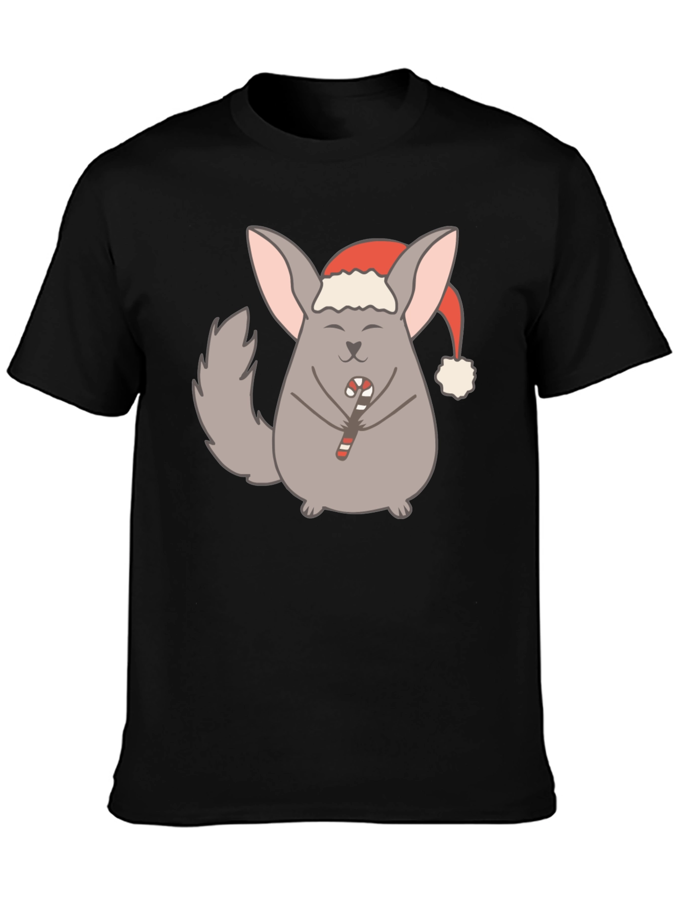 Festive Chinchilla Graphic Tee - Holiday Edition
