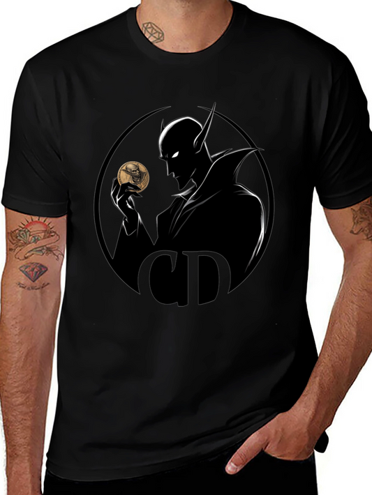 Mystic Coin T-Shirt - Shadowy Design