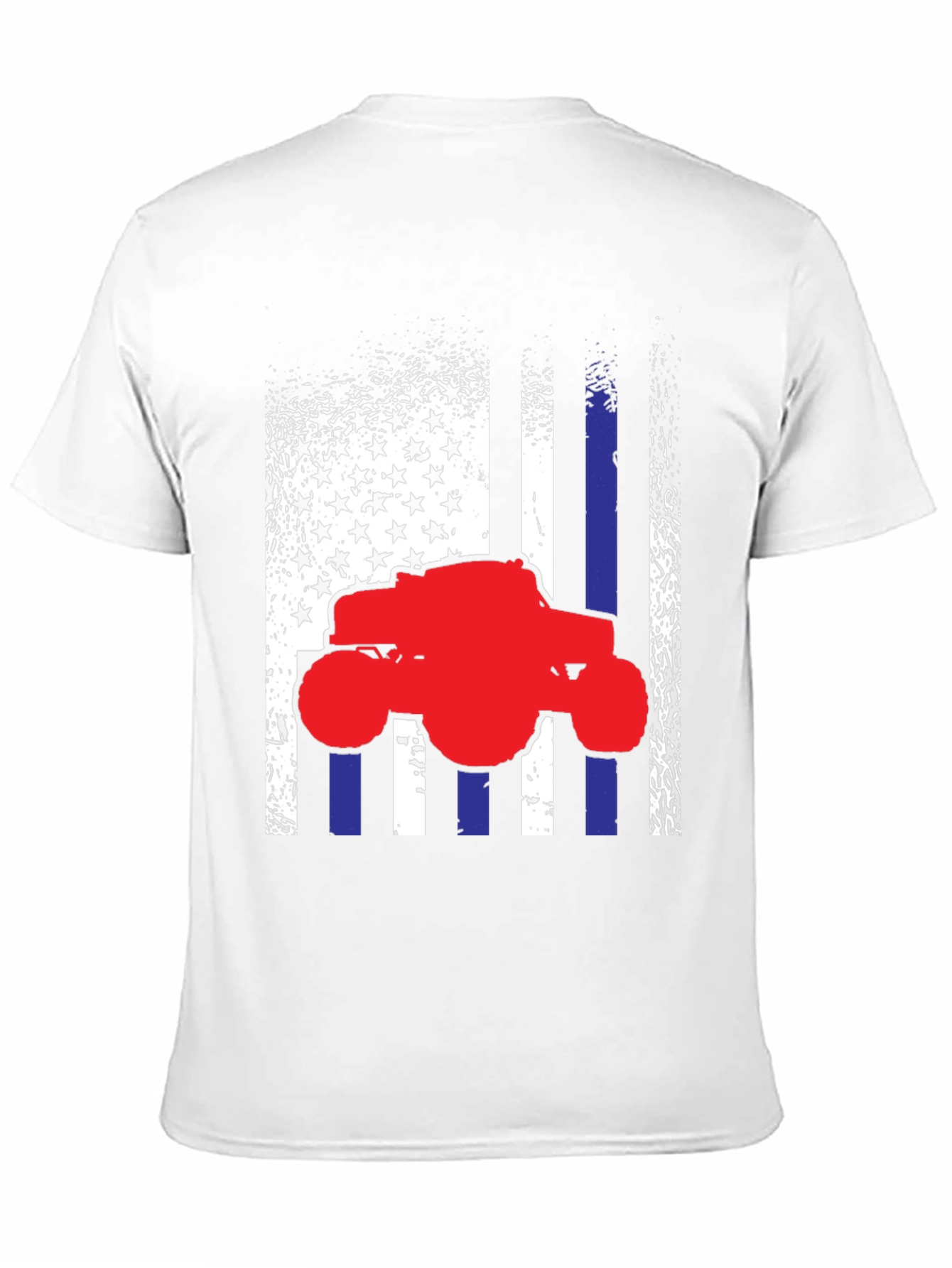 Monster Truck American Flag Graphic Tee