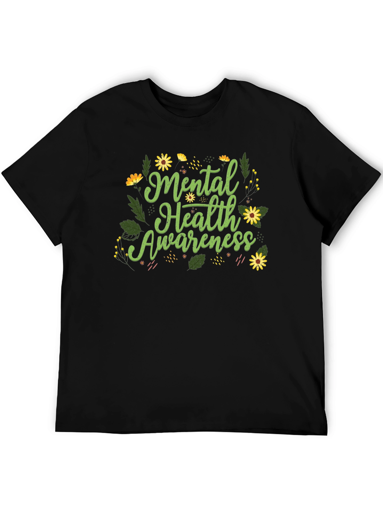 Mental Health Awareness Floral Tee