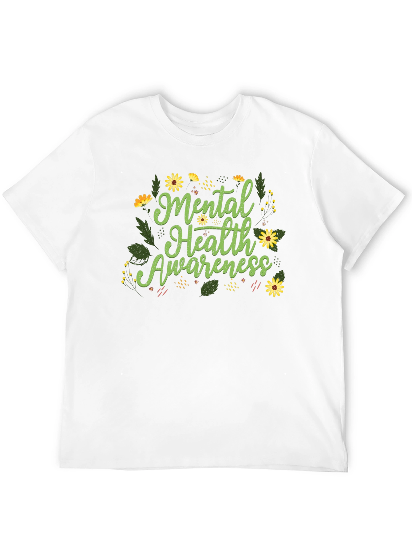 Mental Health Awareness Floral Tee