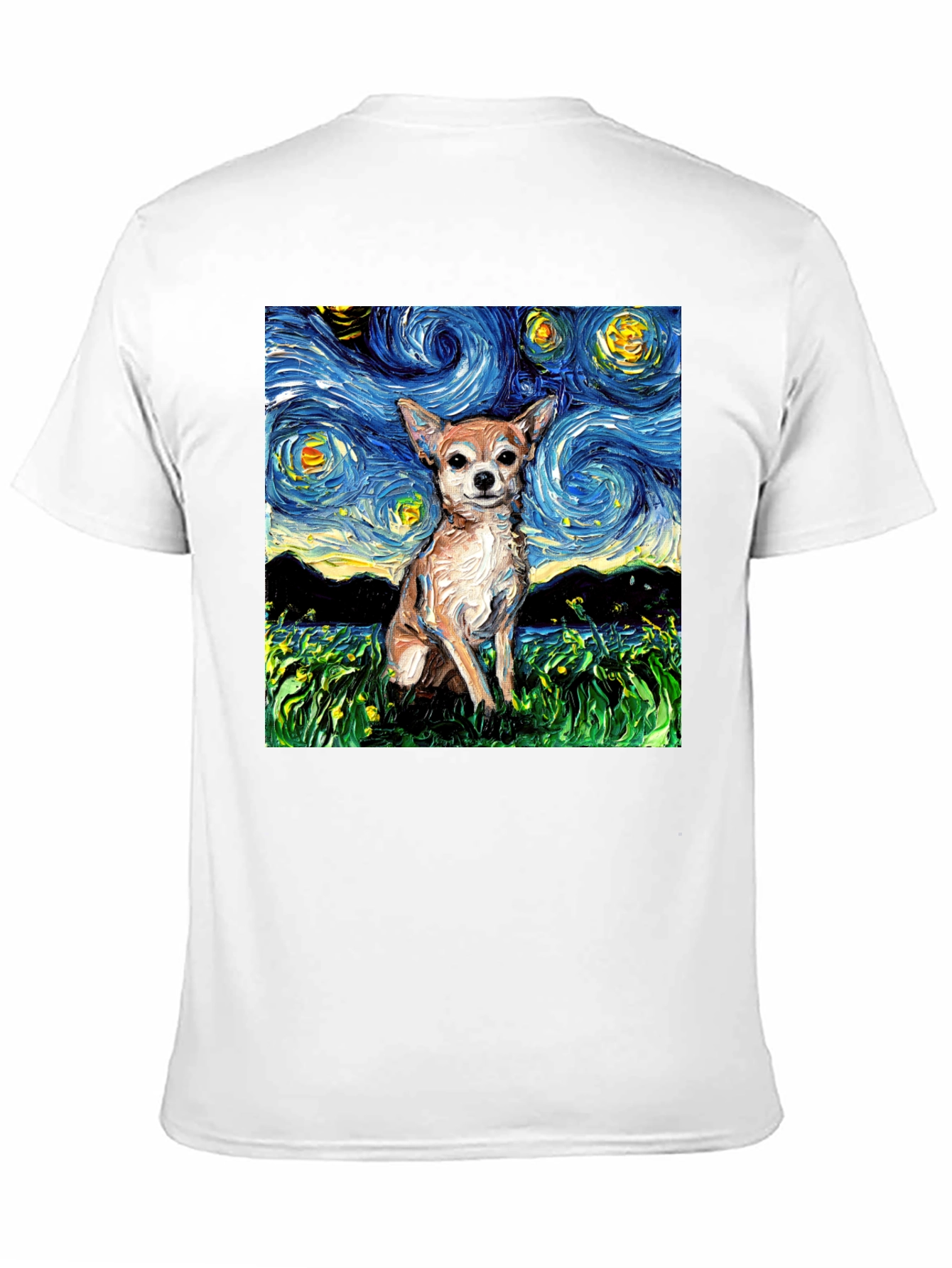 Starry Chihuahua T-Shirt - Artistic Dog Tee
