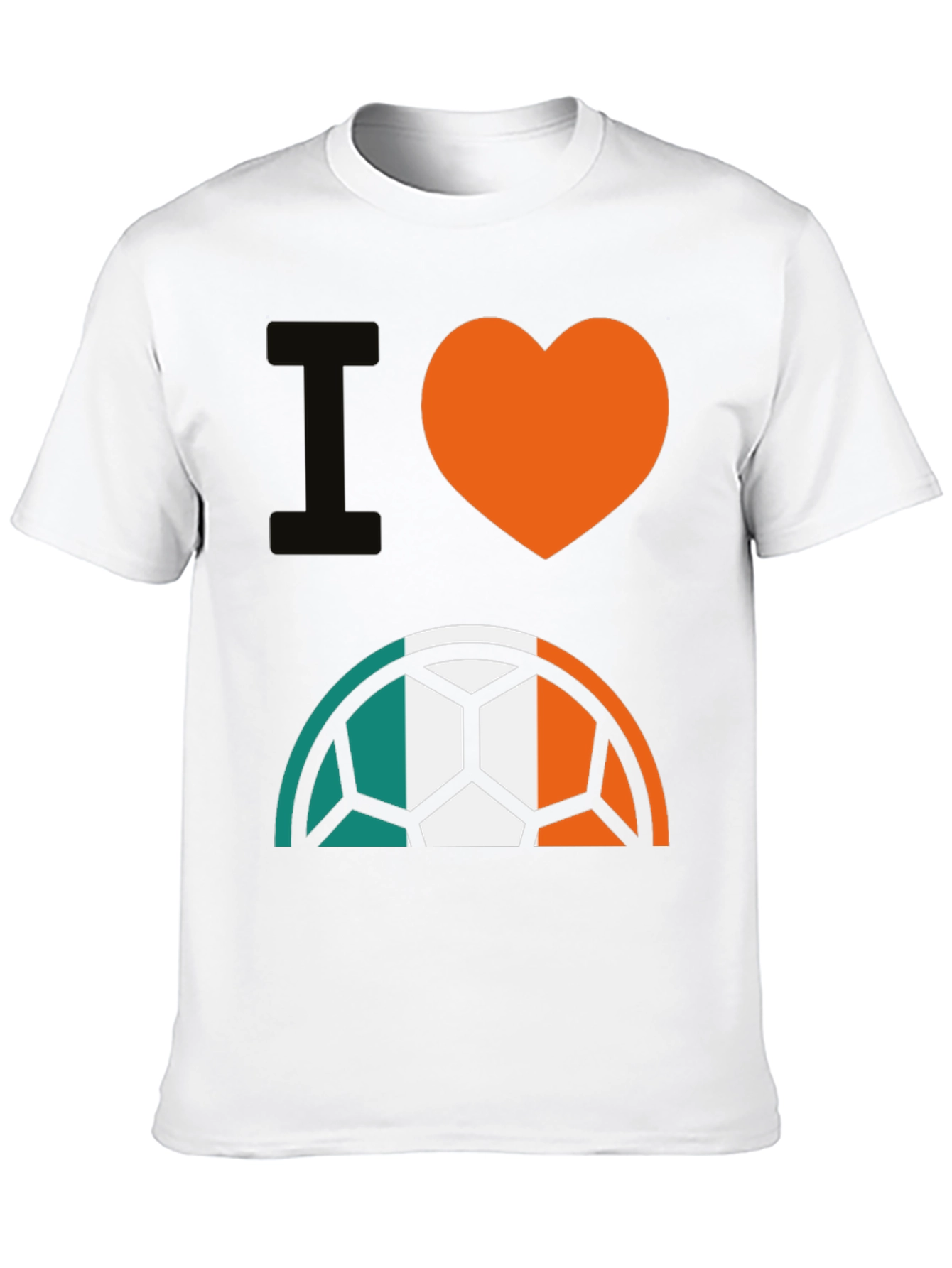 Ireland Soccer Pride T-Shirt - I Heart Football