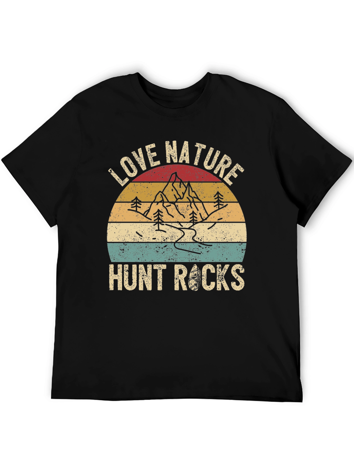 Love Nature Hunt Rocks Graphic Tee