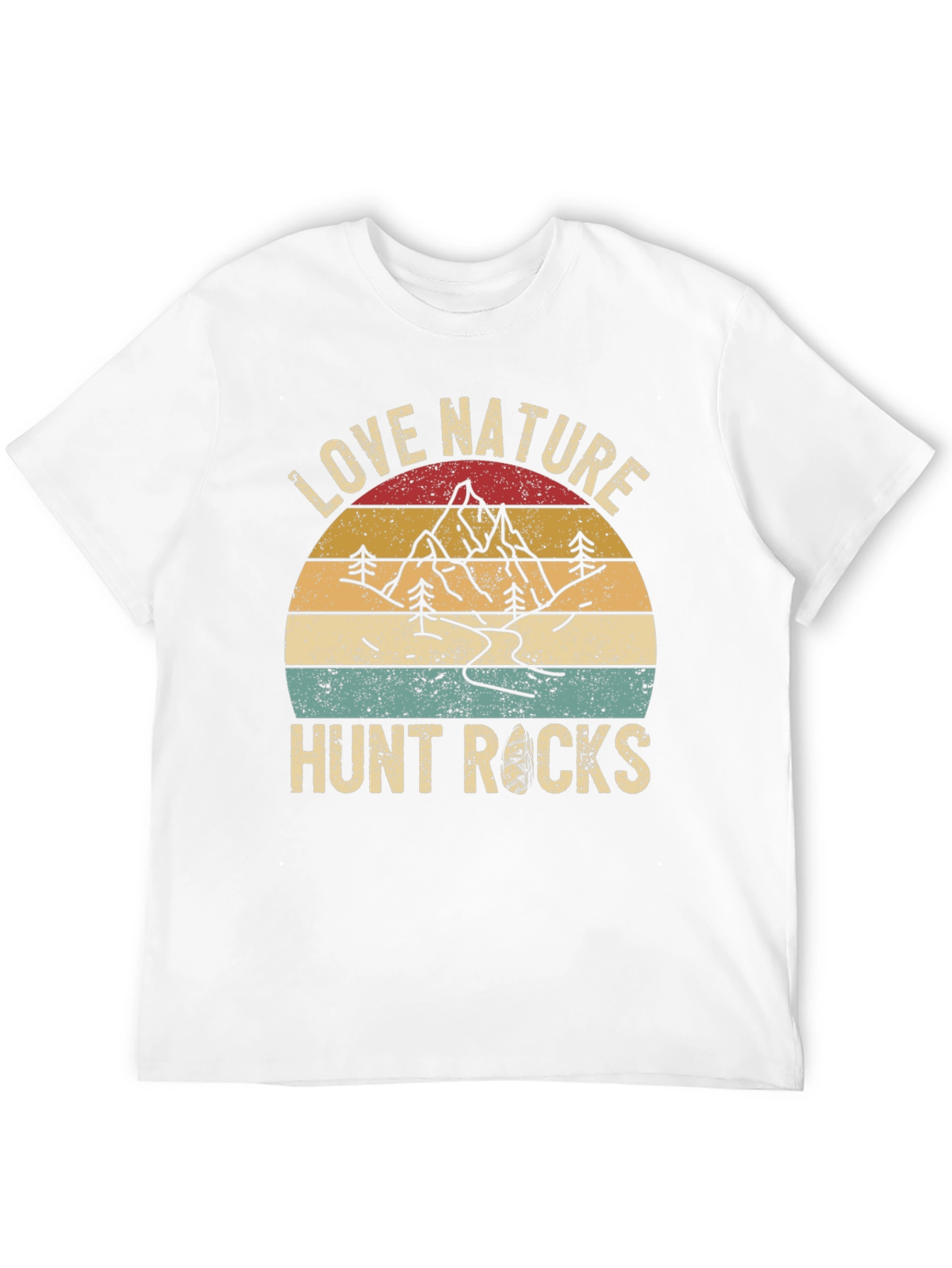 Love Nature Hunt Rocks Graphic Tee