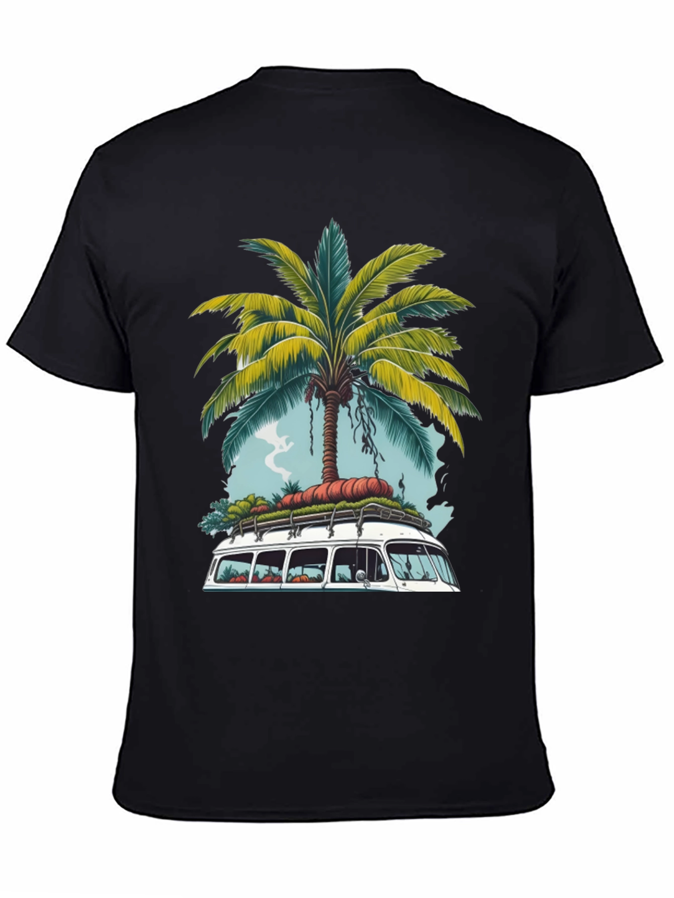 Tropical Van Life T-Shirt - Palm Tree Road Trip