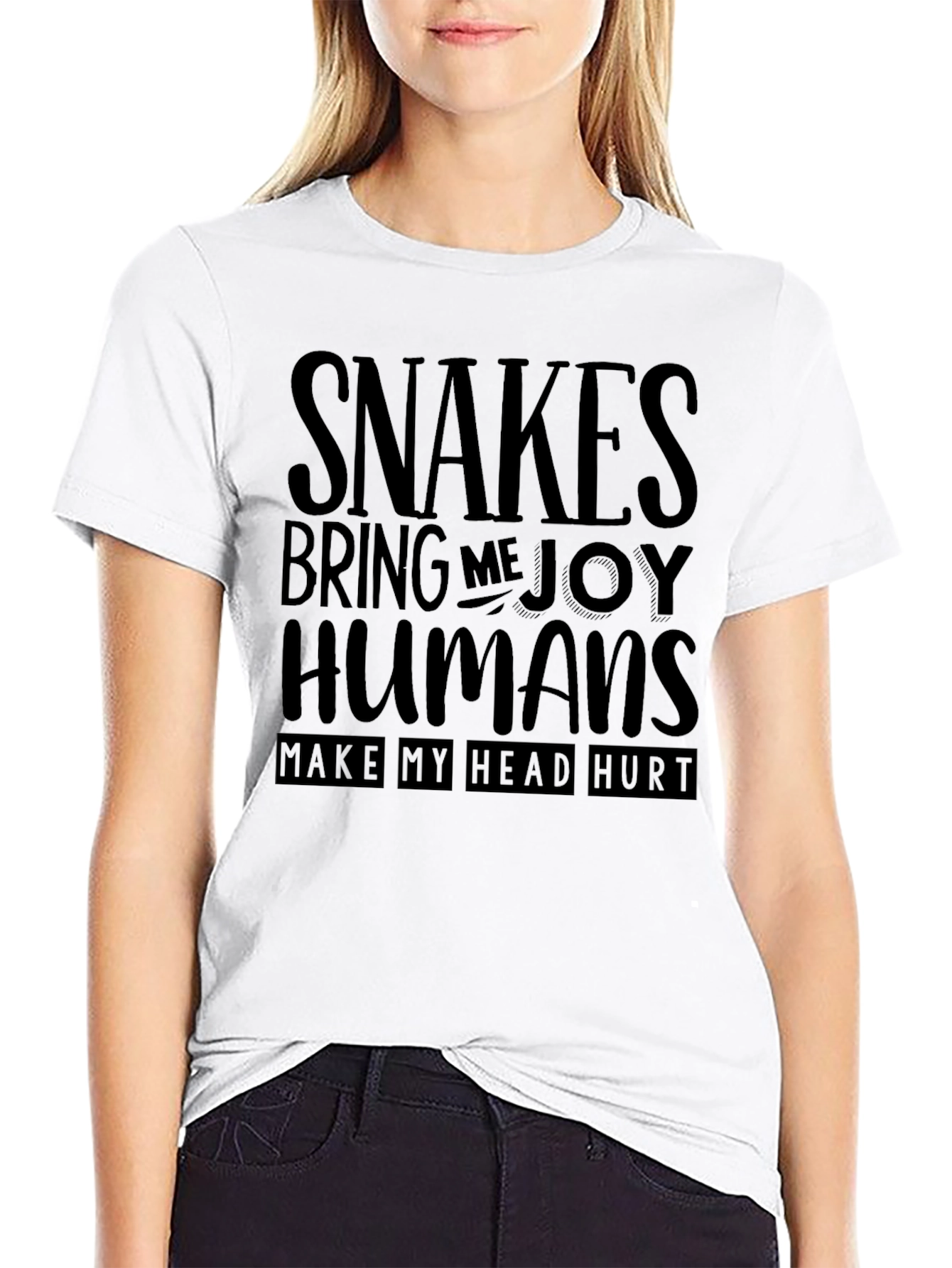 Snakes Bring Me Joy T-Shirt Novelty Tee