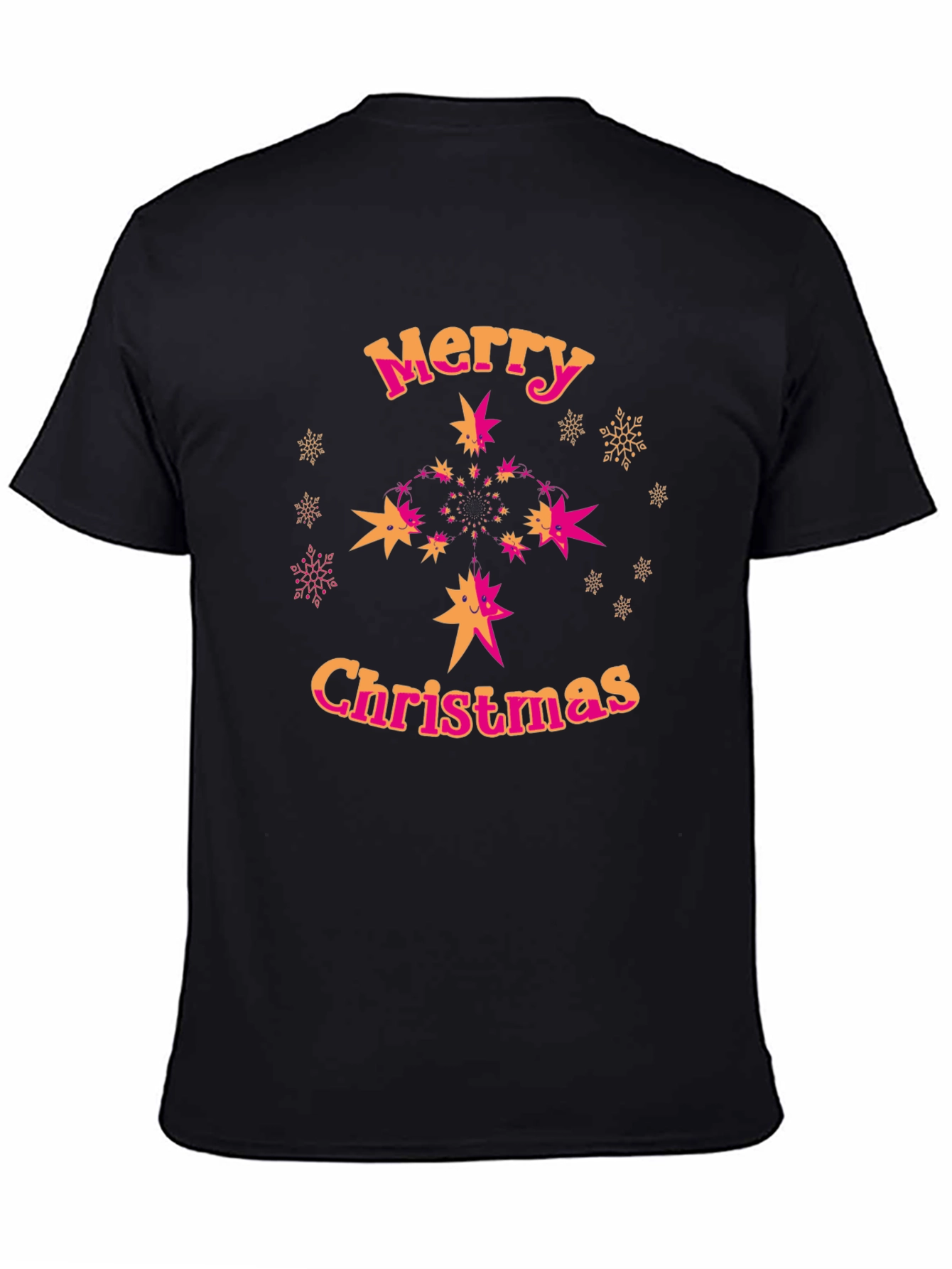 Merry Christmas Starburst Graphic Tee