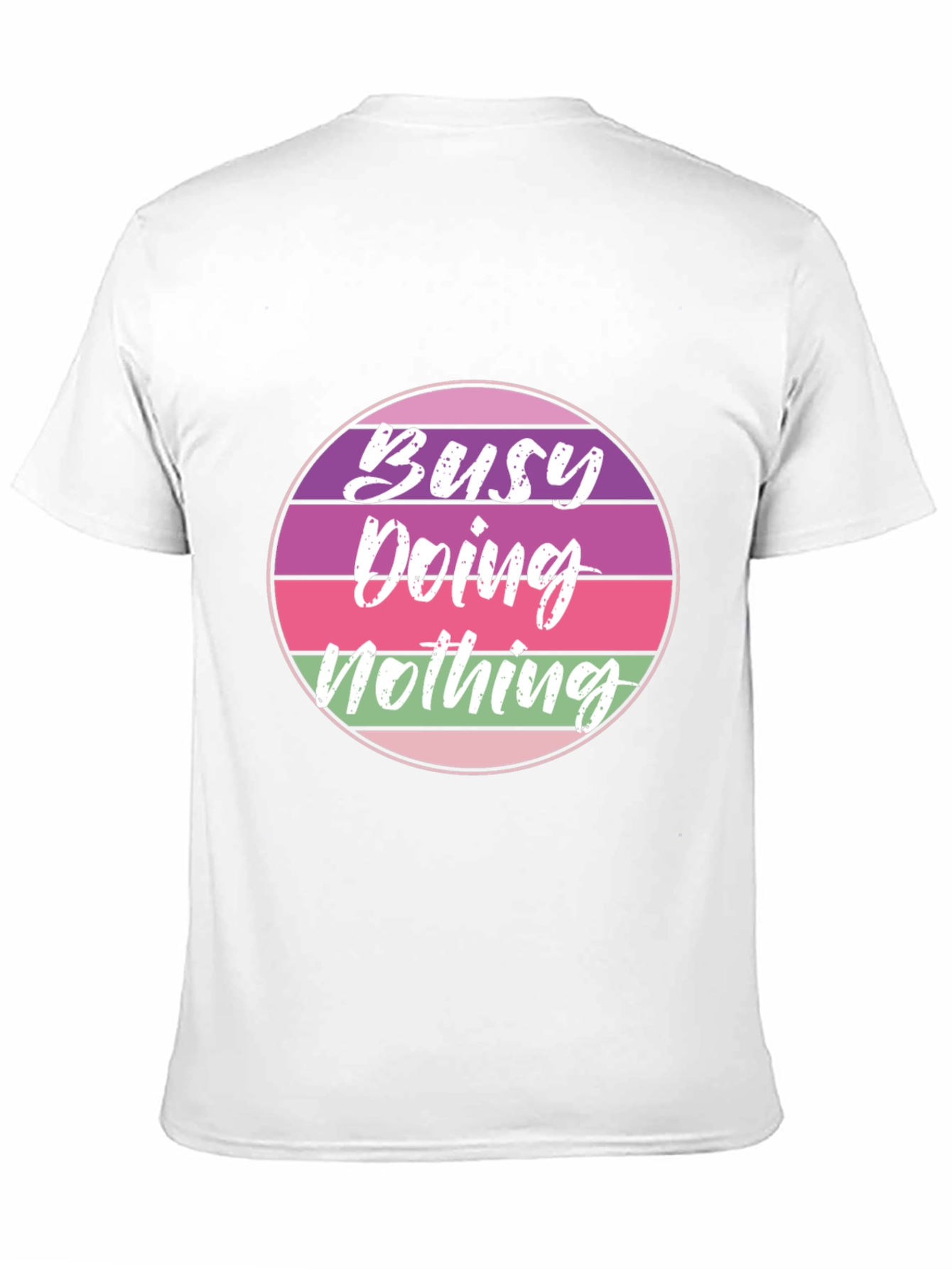 Busy Doing Nothing Retro T-Shirt