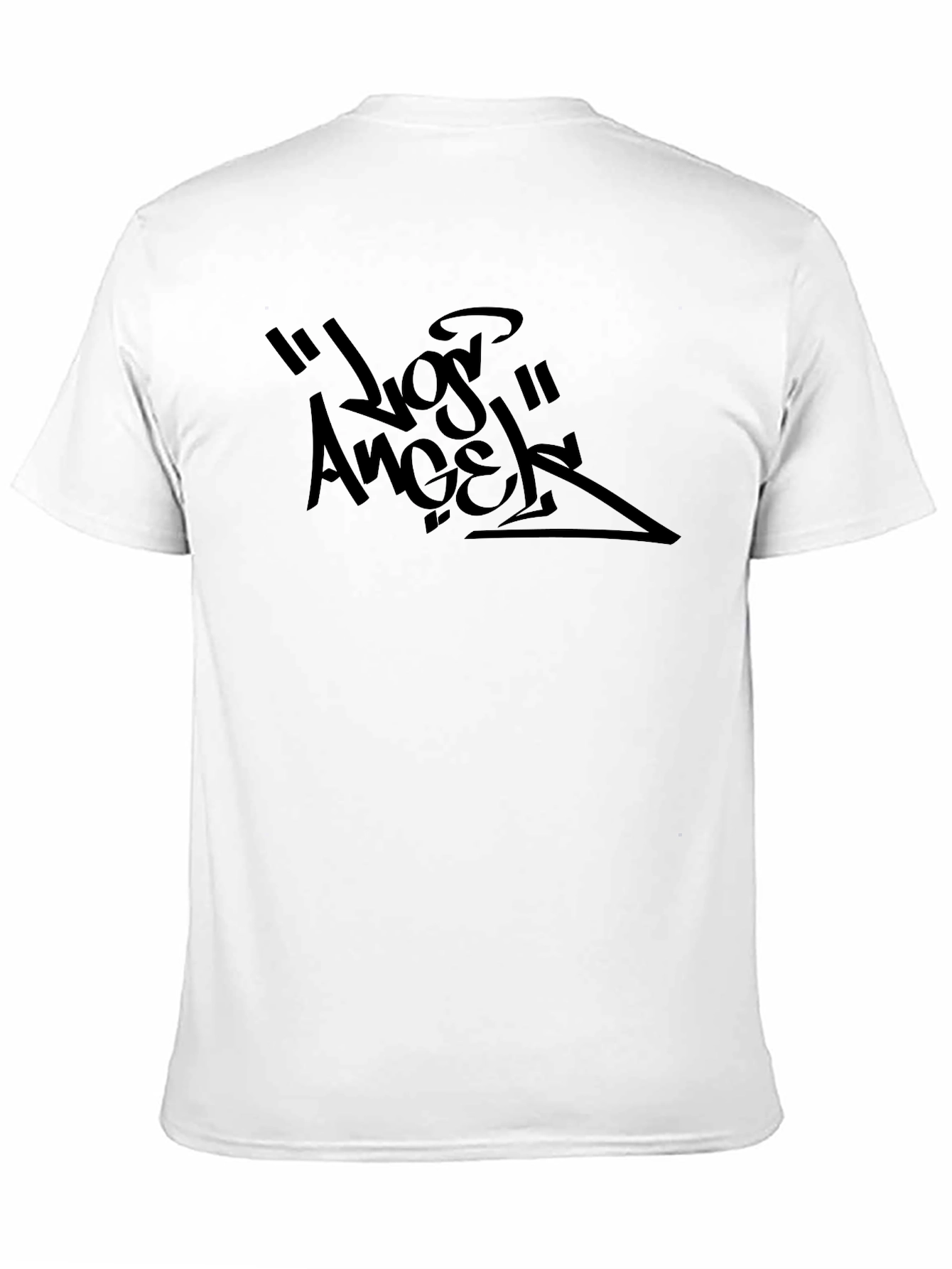 Los Angeles Graphic Print Black T-Shirt