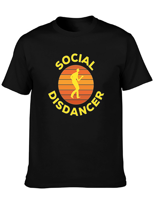 Social Disdancer Graphic Tee - Black Unisex T-Shirt