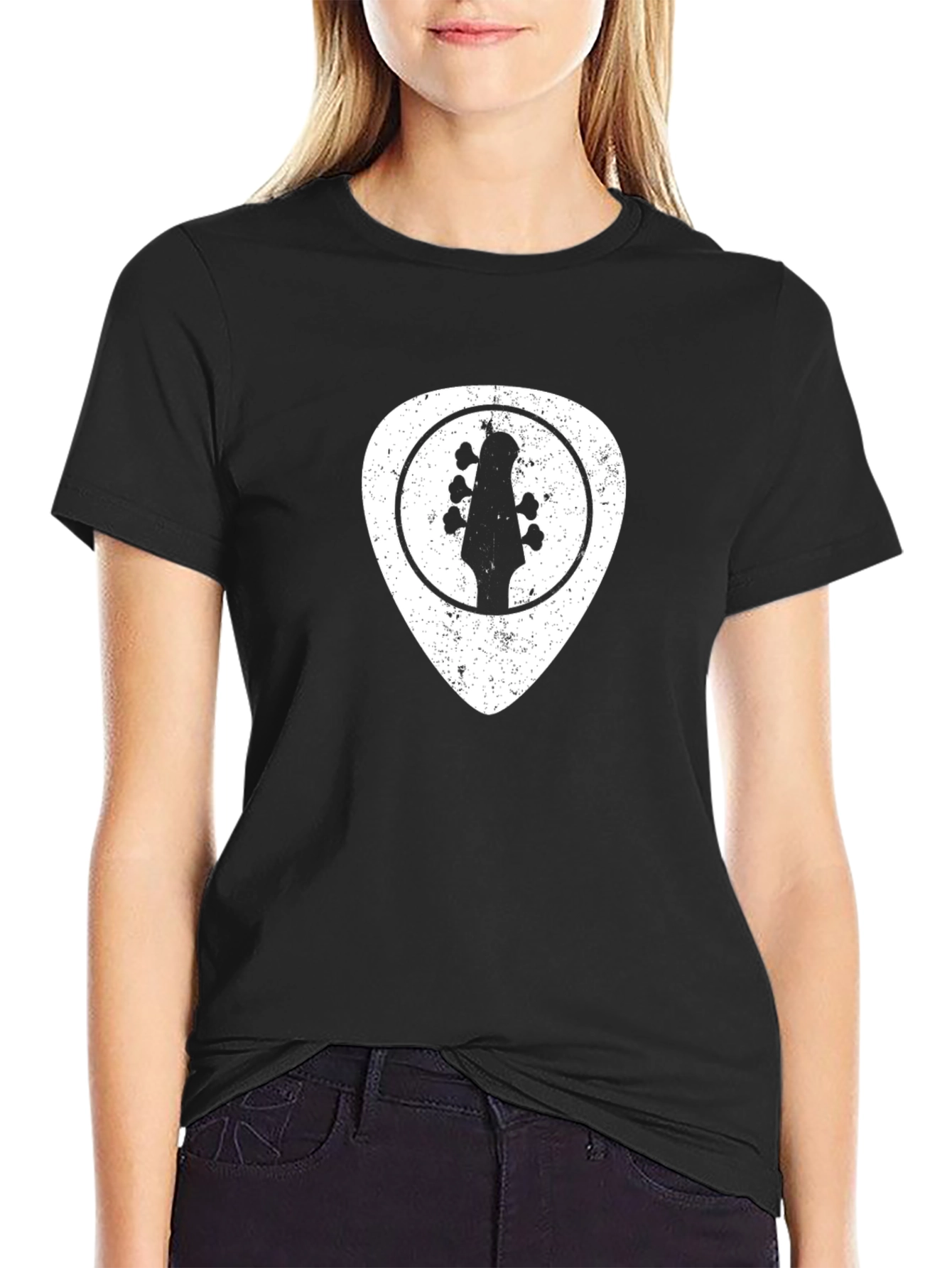 Bass Guitar Pick T-Shirt - Musician Tee