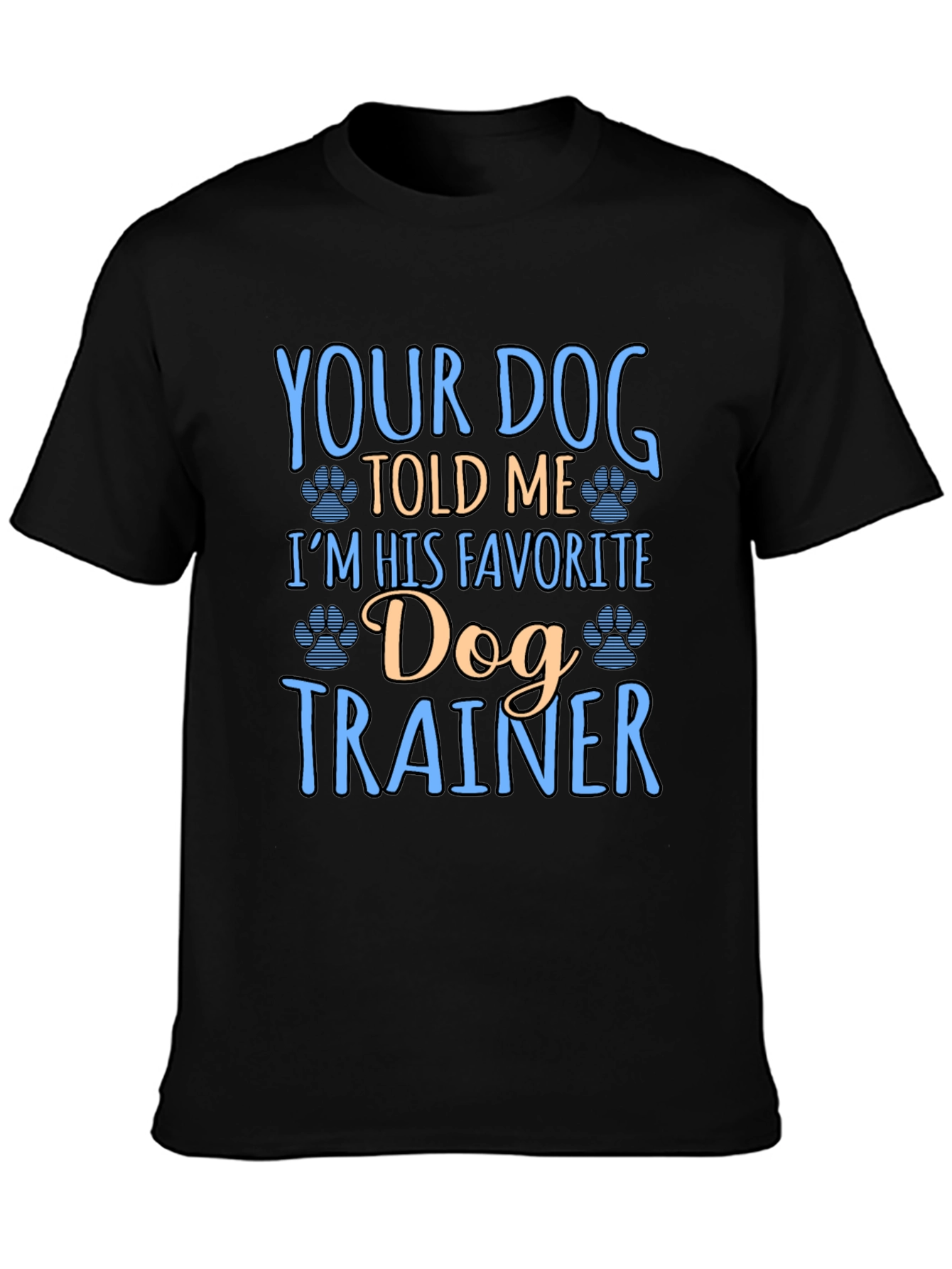 Funny Dog Trainer Graphic T-Shirt