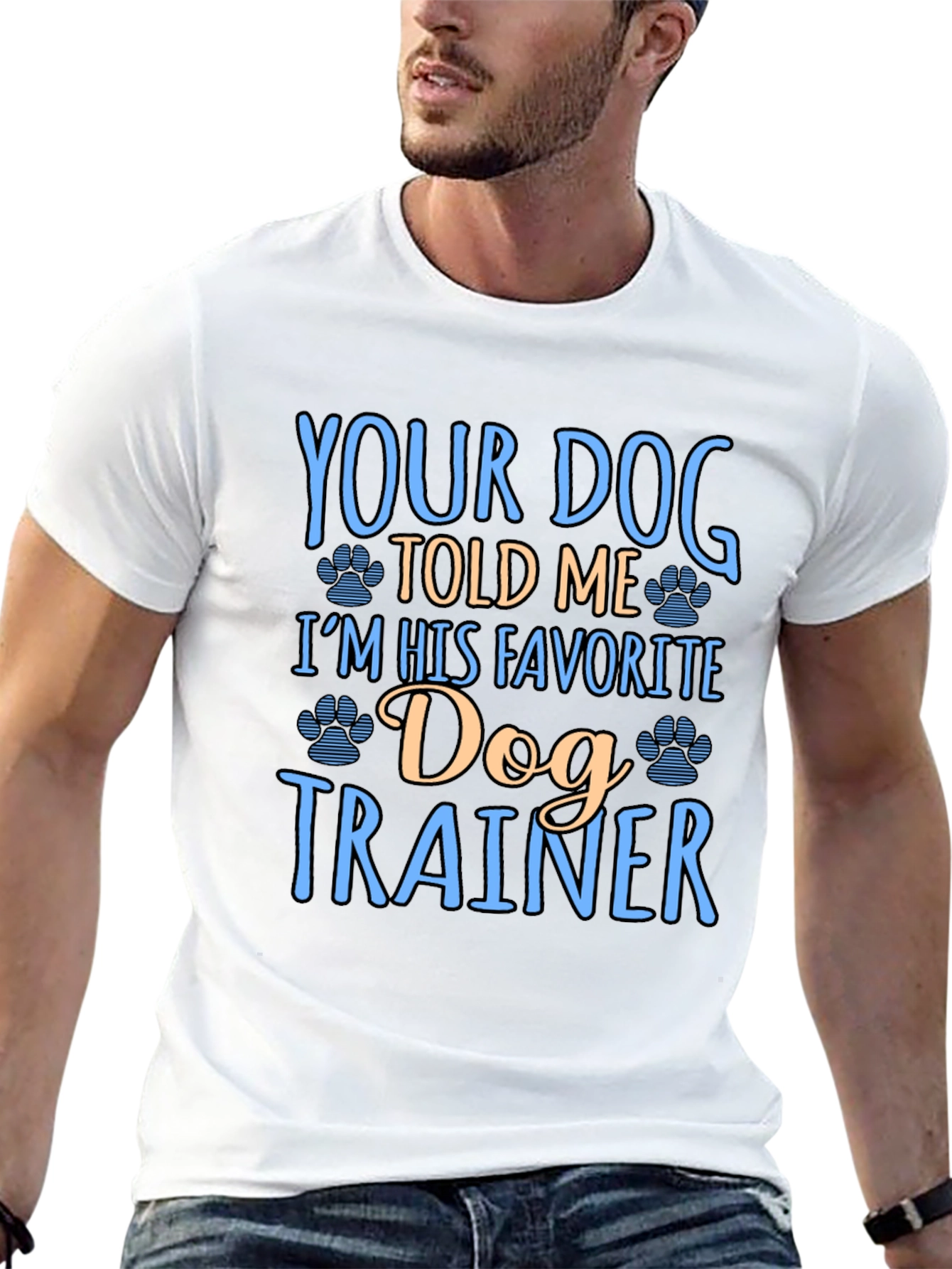 Funny Dog Trainer Graphic T-Shirt