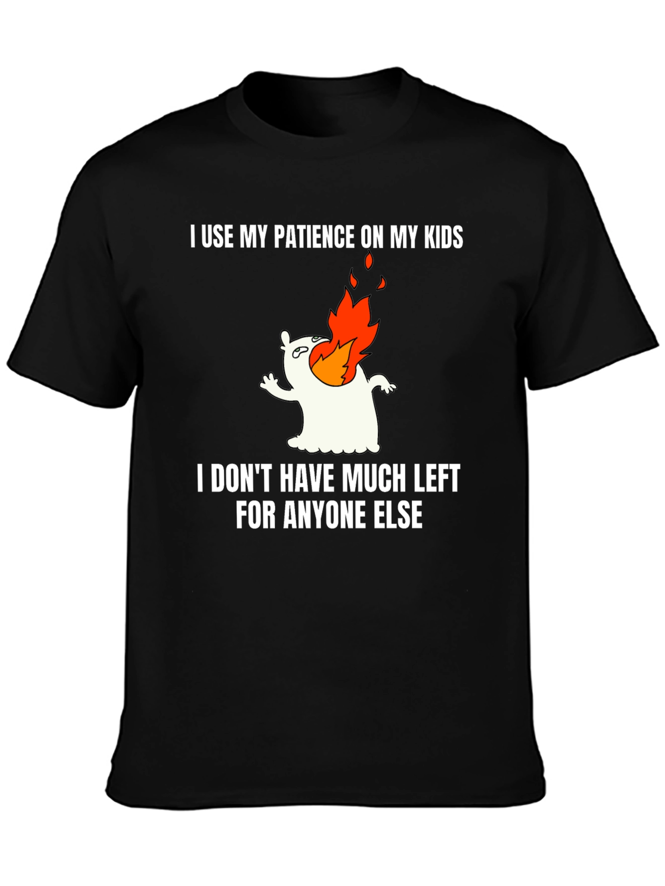 Funny Mom/Dad T-Shirt - My Patience on My Kids
