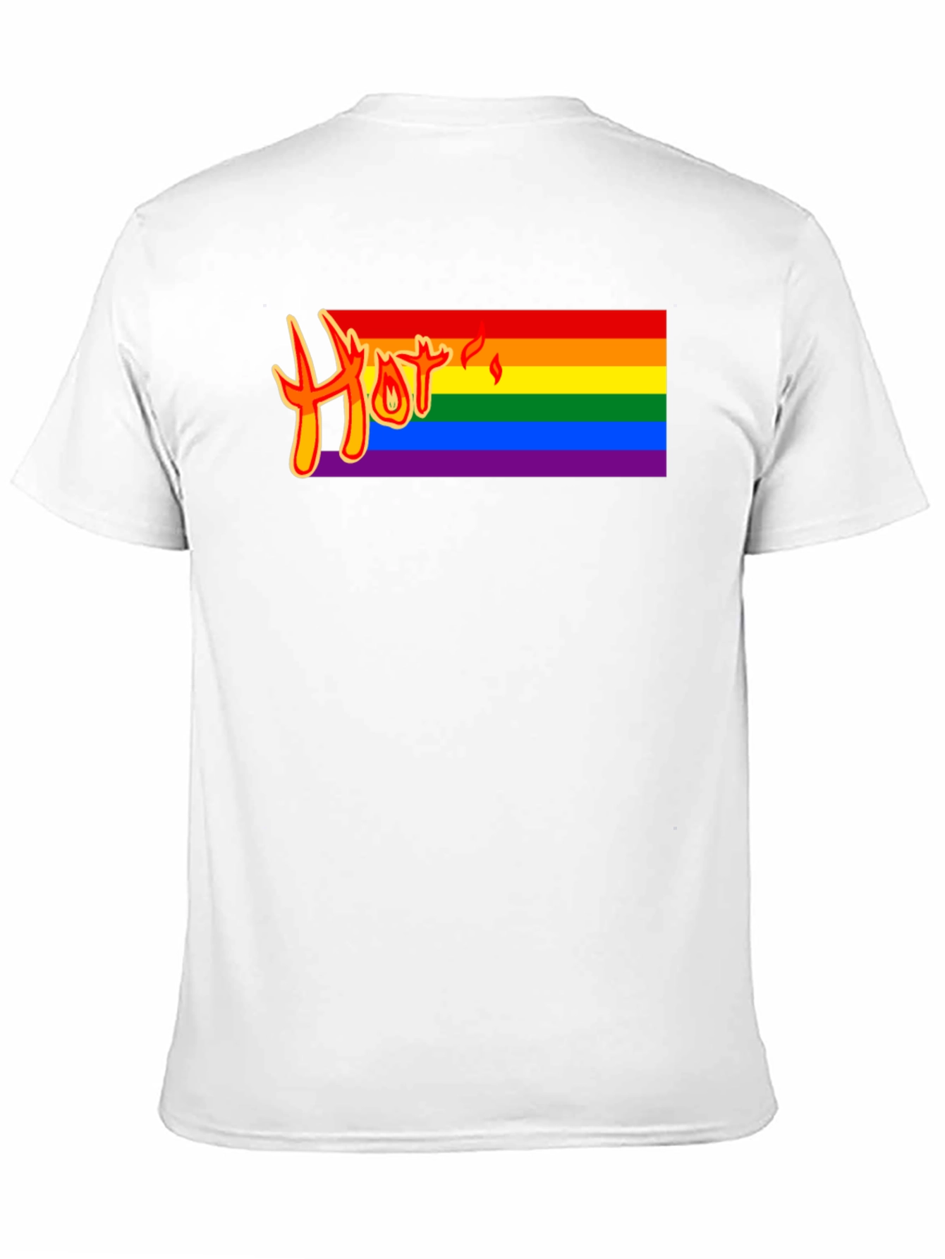 Hot Pride Rainbow Graphic Tee