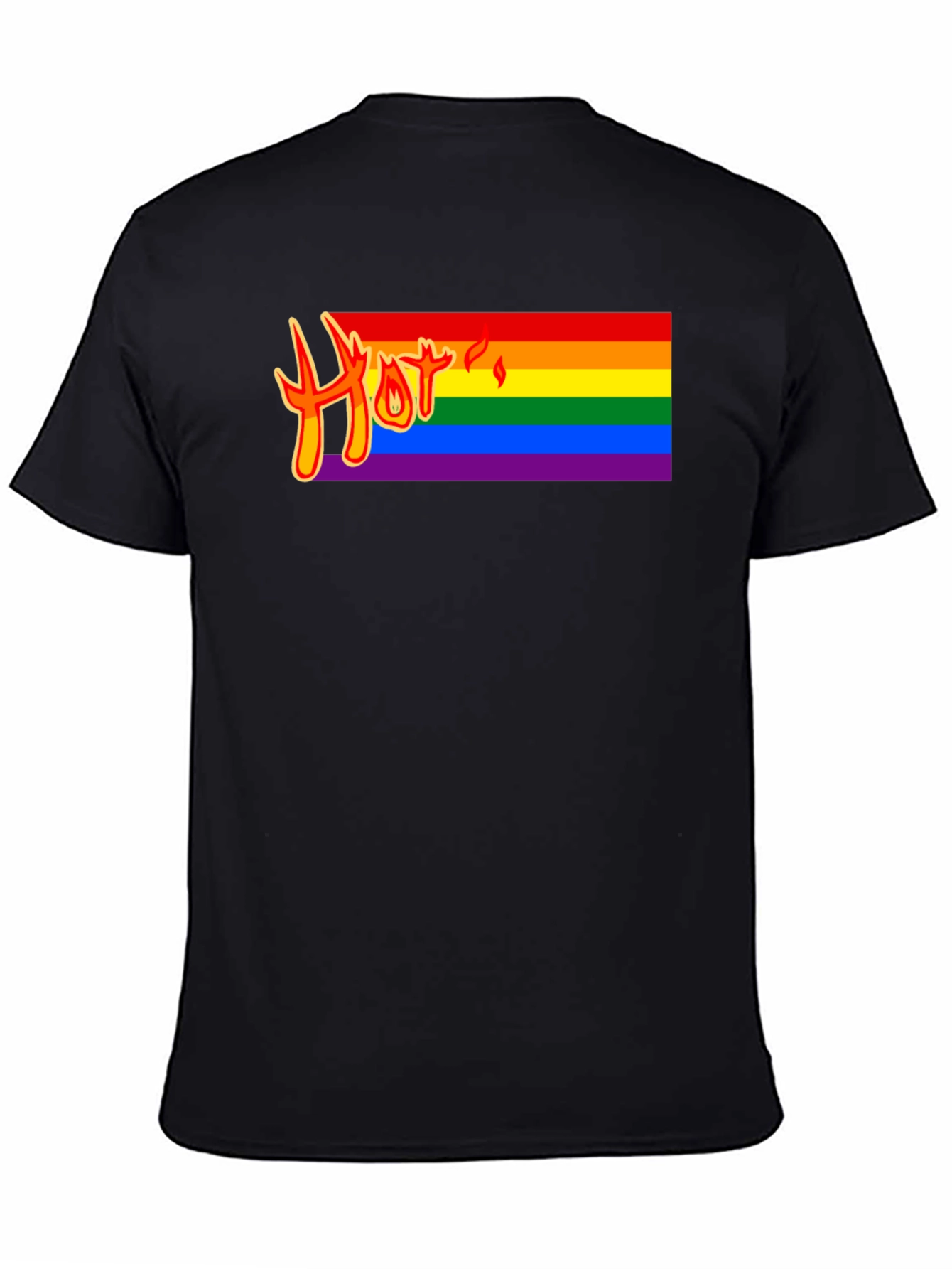 Hot Pride Rainbow Graphic Tee