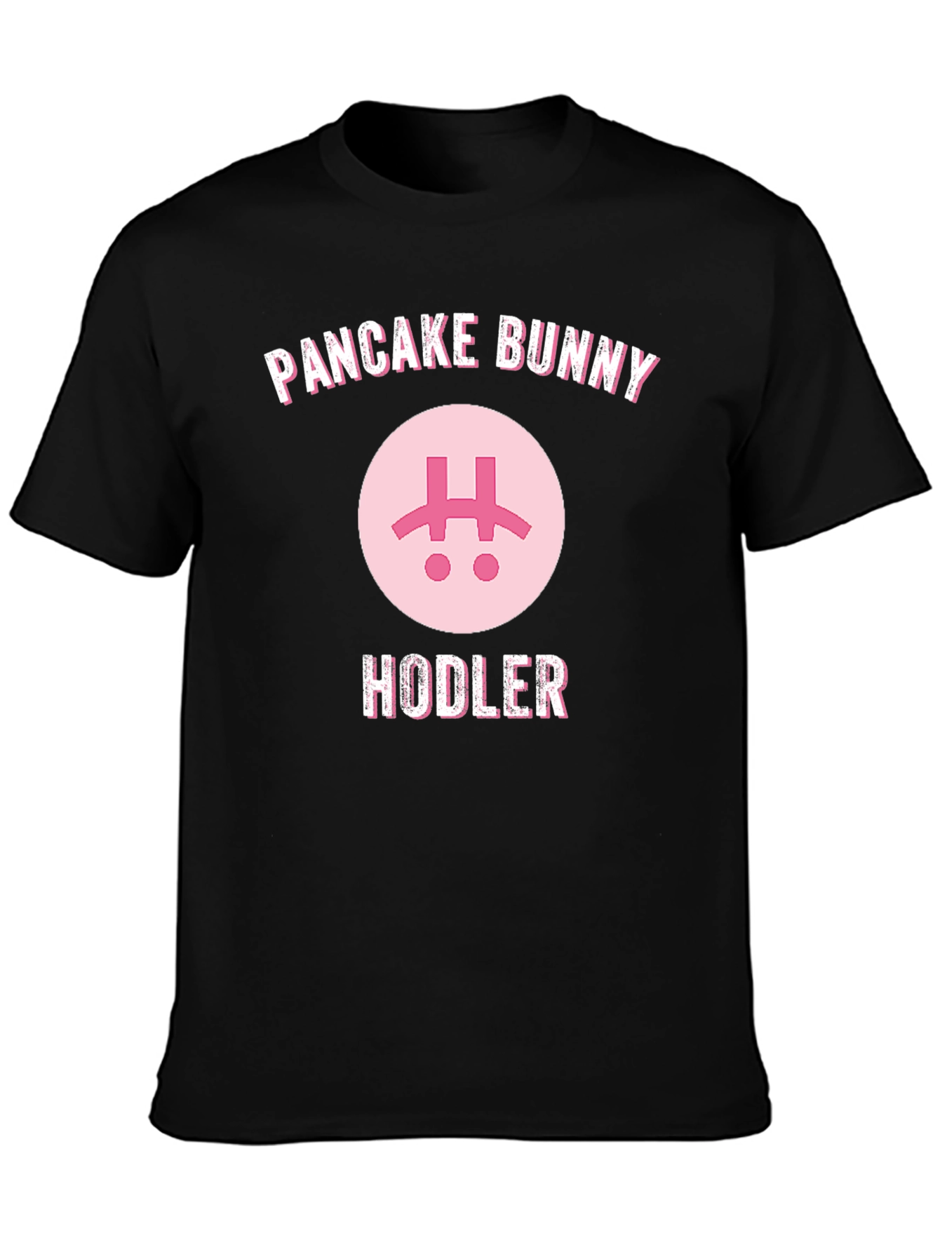 Pancake Bunny HODLER Black T-Shirt