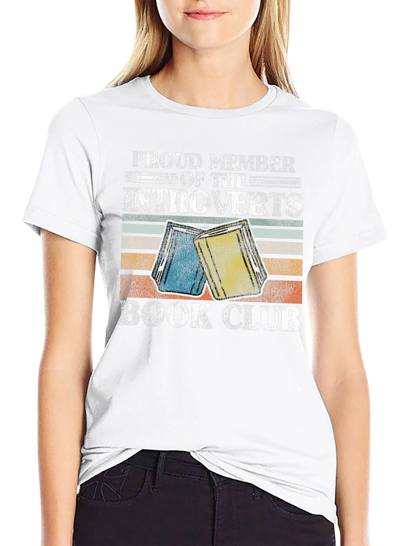 Introverts Book Club Graphic Tee