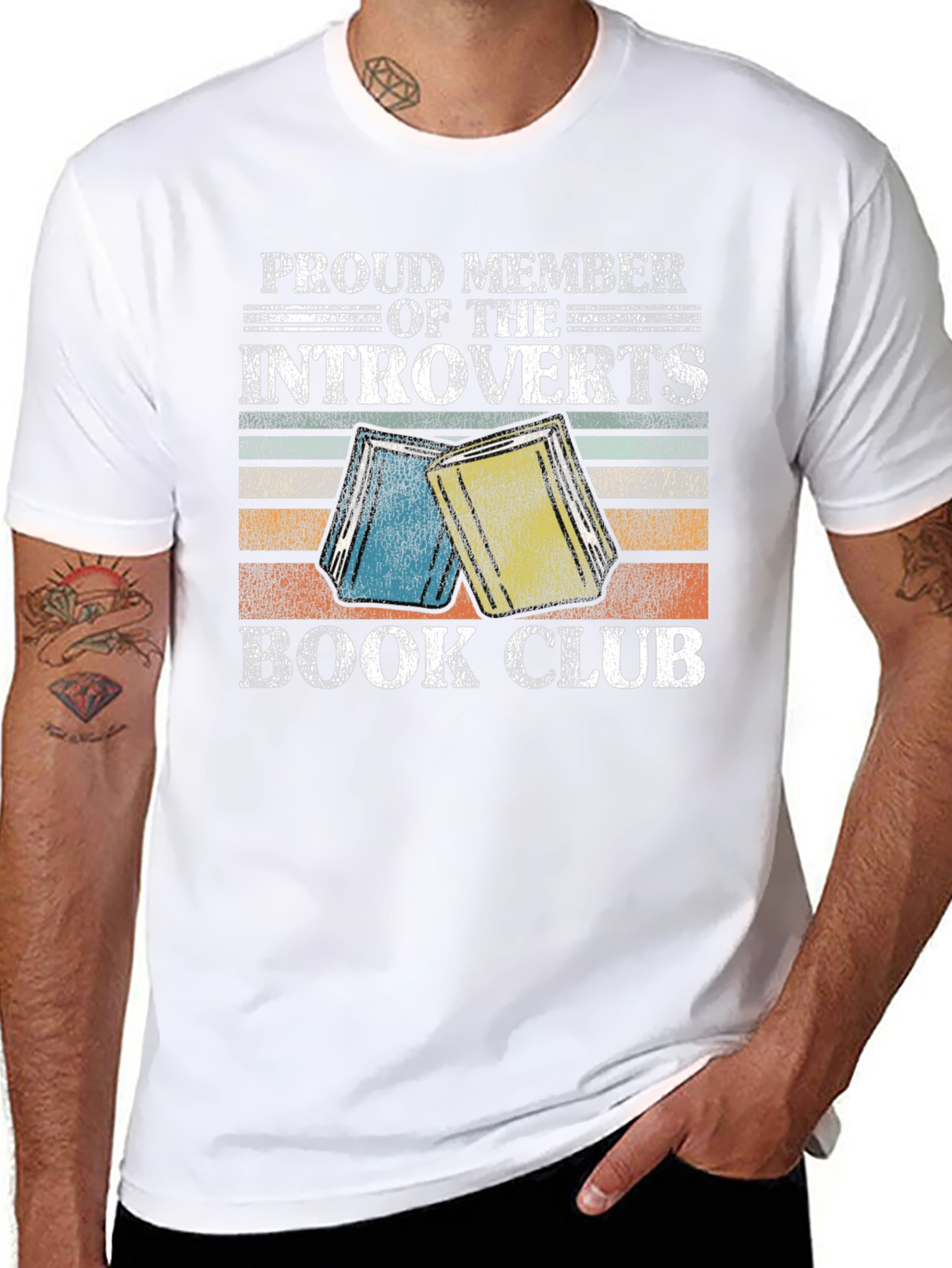 Introverts Book Club Graphic Tee