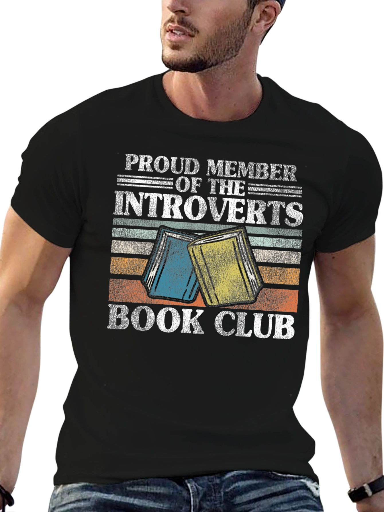 Introverts Book Club Graphic Tee