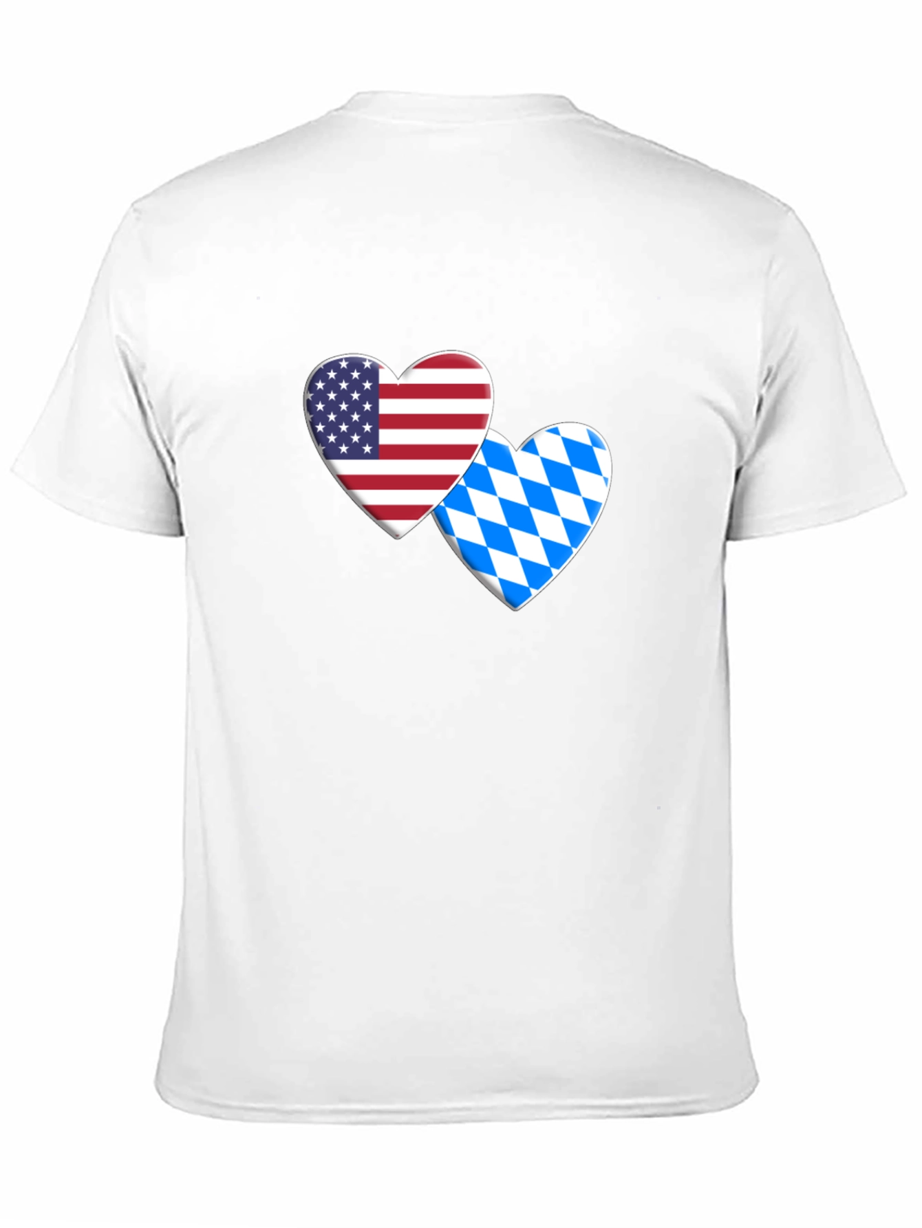 USA & Bavarian Heart T-Shirt